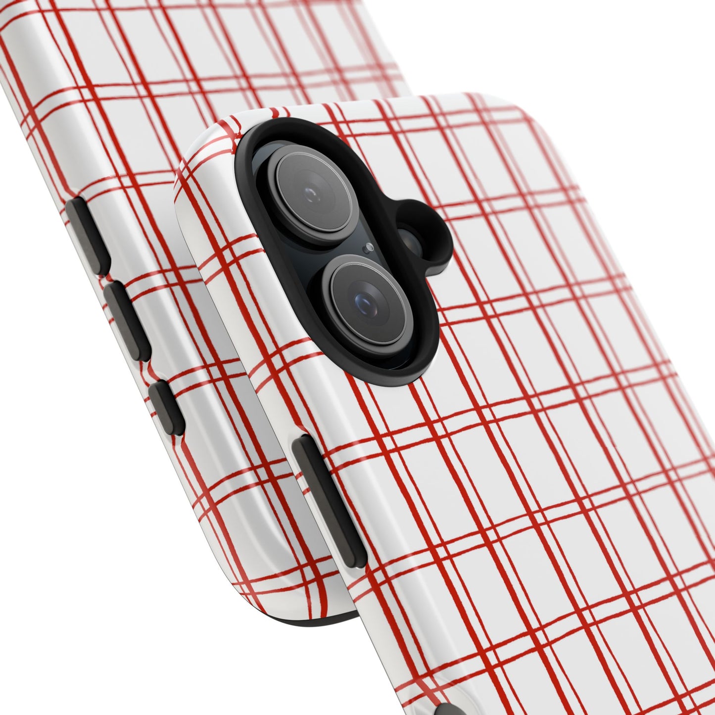 Kitchen Plaid White / Red Phone Case