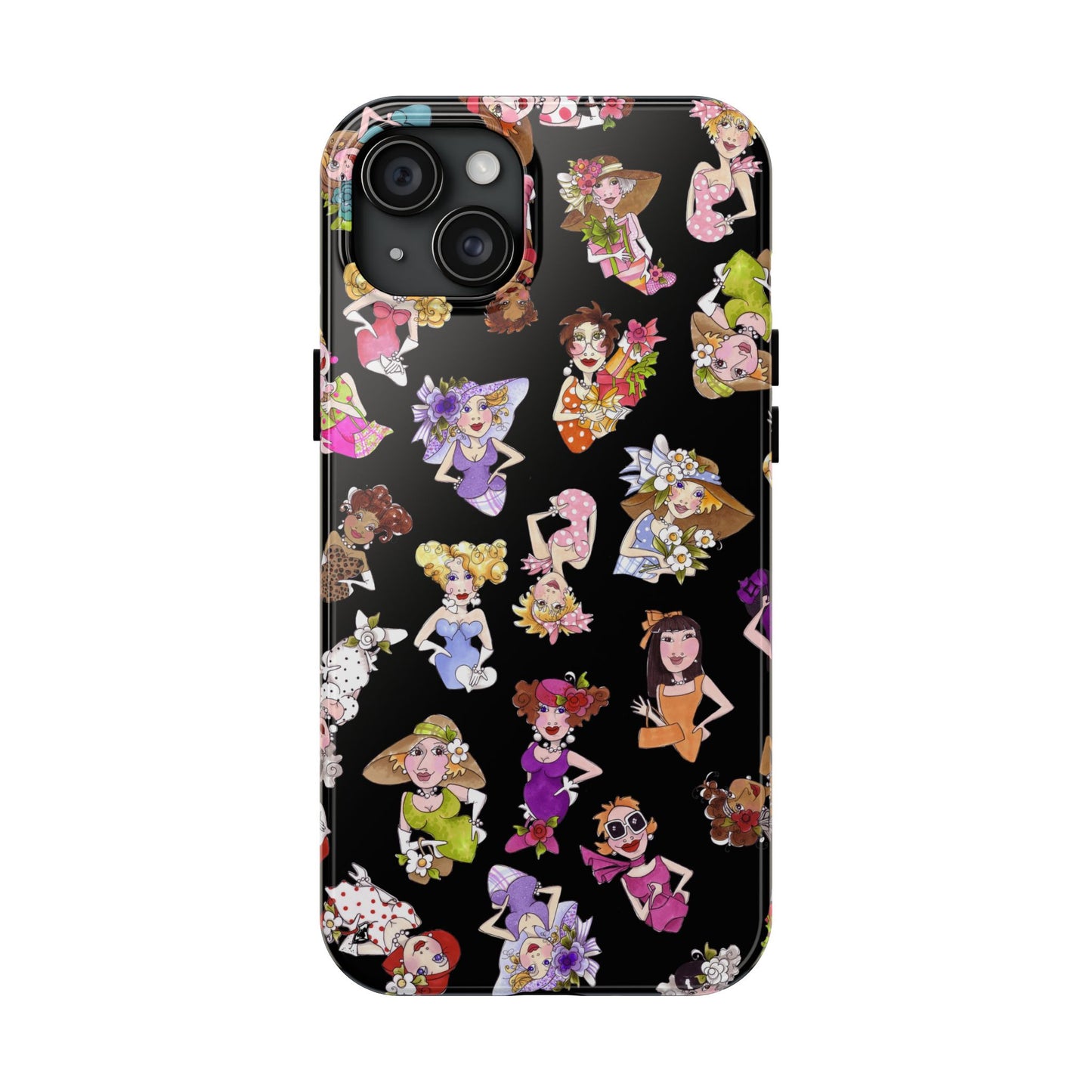 Fast Women Tossed Black Phone Case