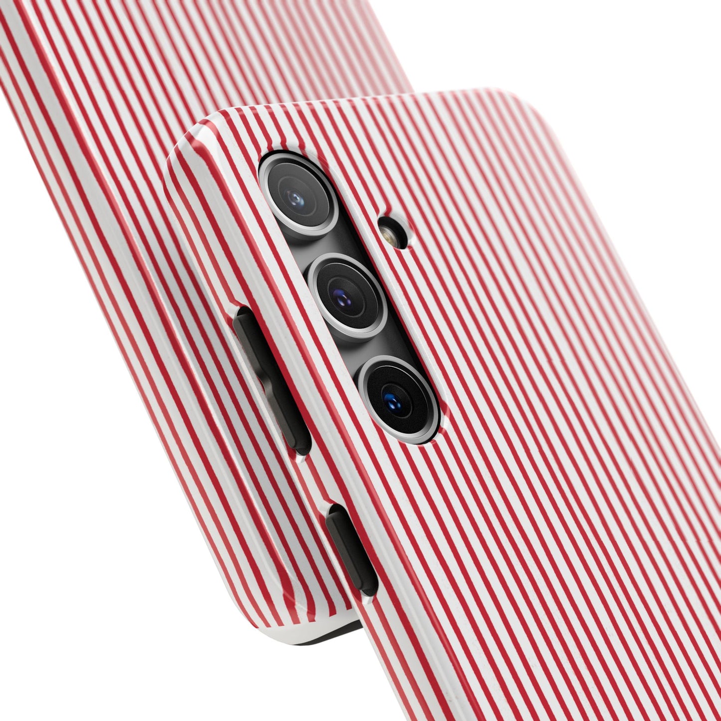 Candy Stripe White / Red Phone Case