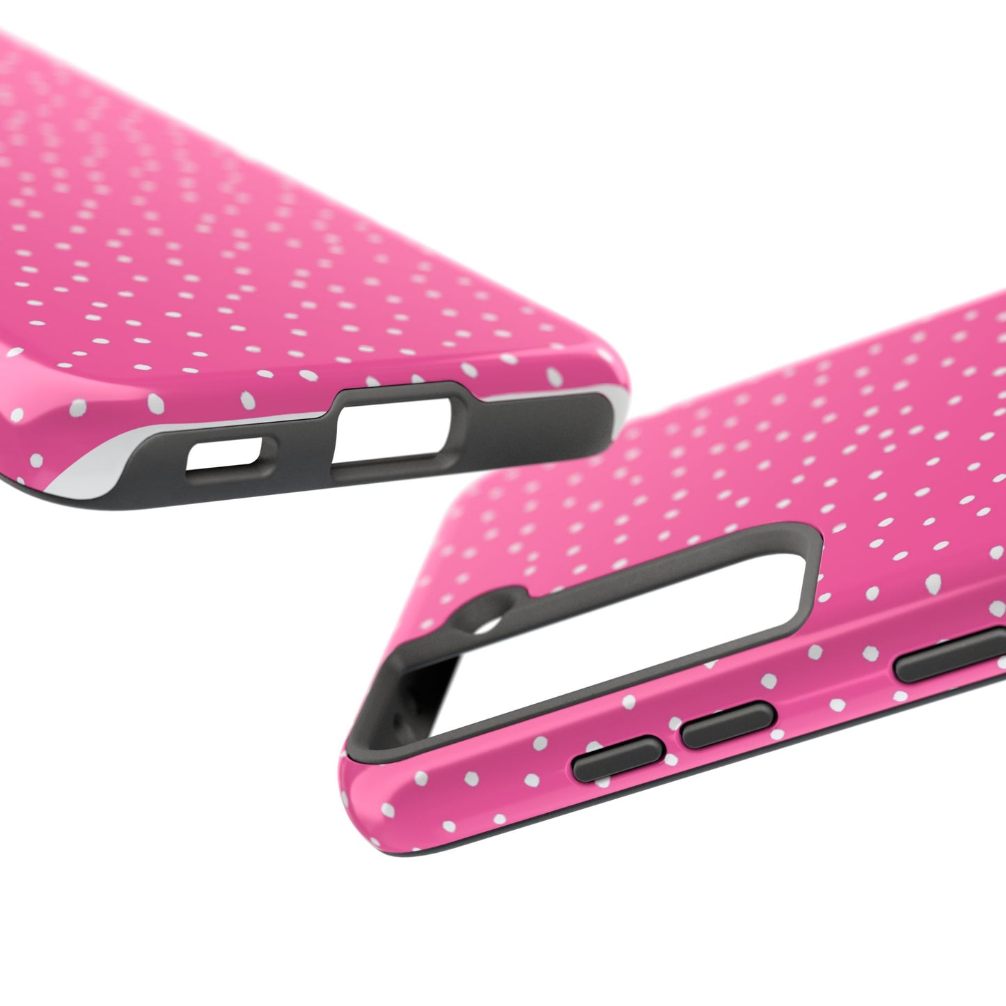 Dinky Dots Bright Pink / White Phone Case