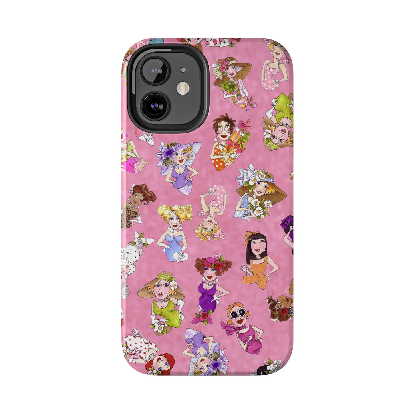 Fast Women Tossed Pink Phone Case