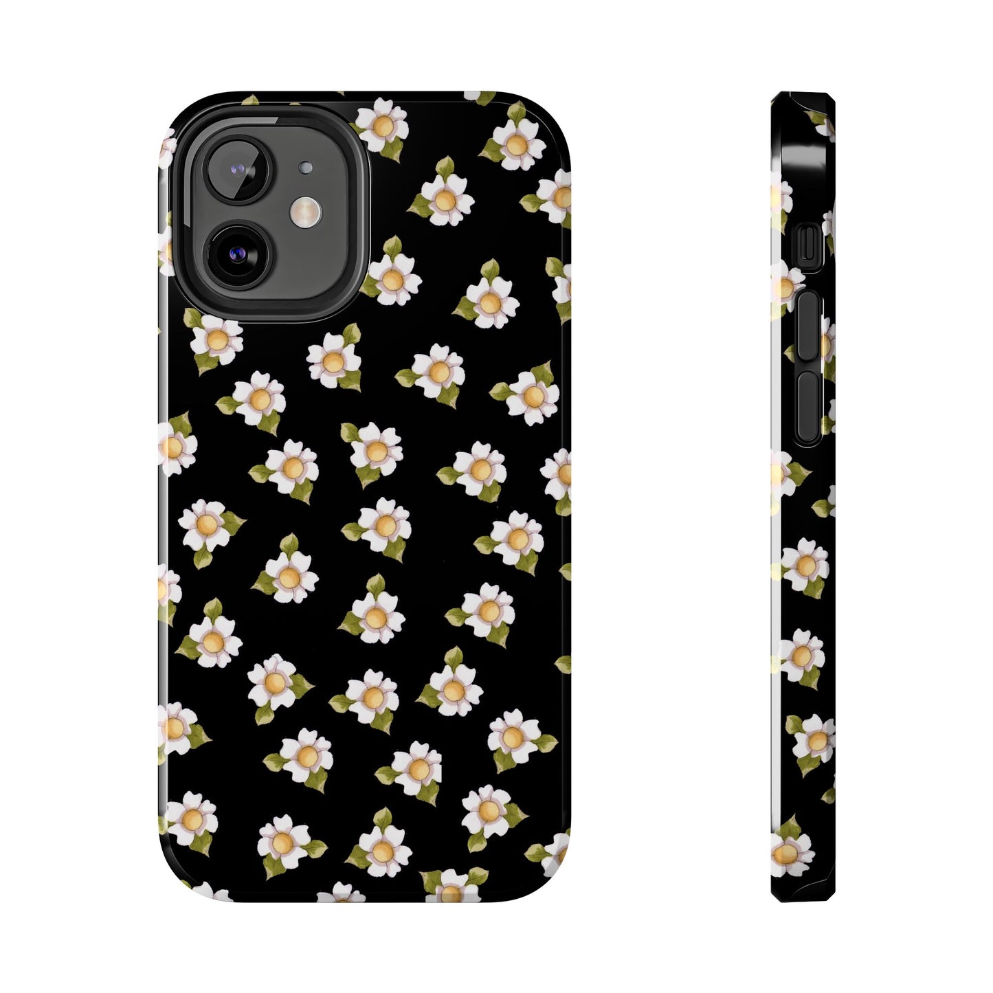 Daisies Black Phone Case
