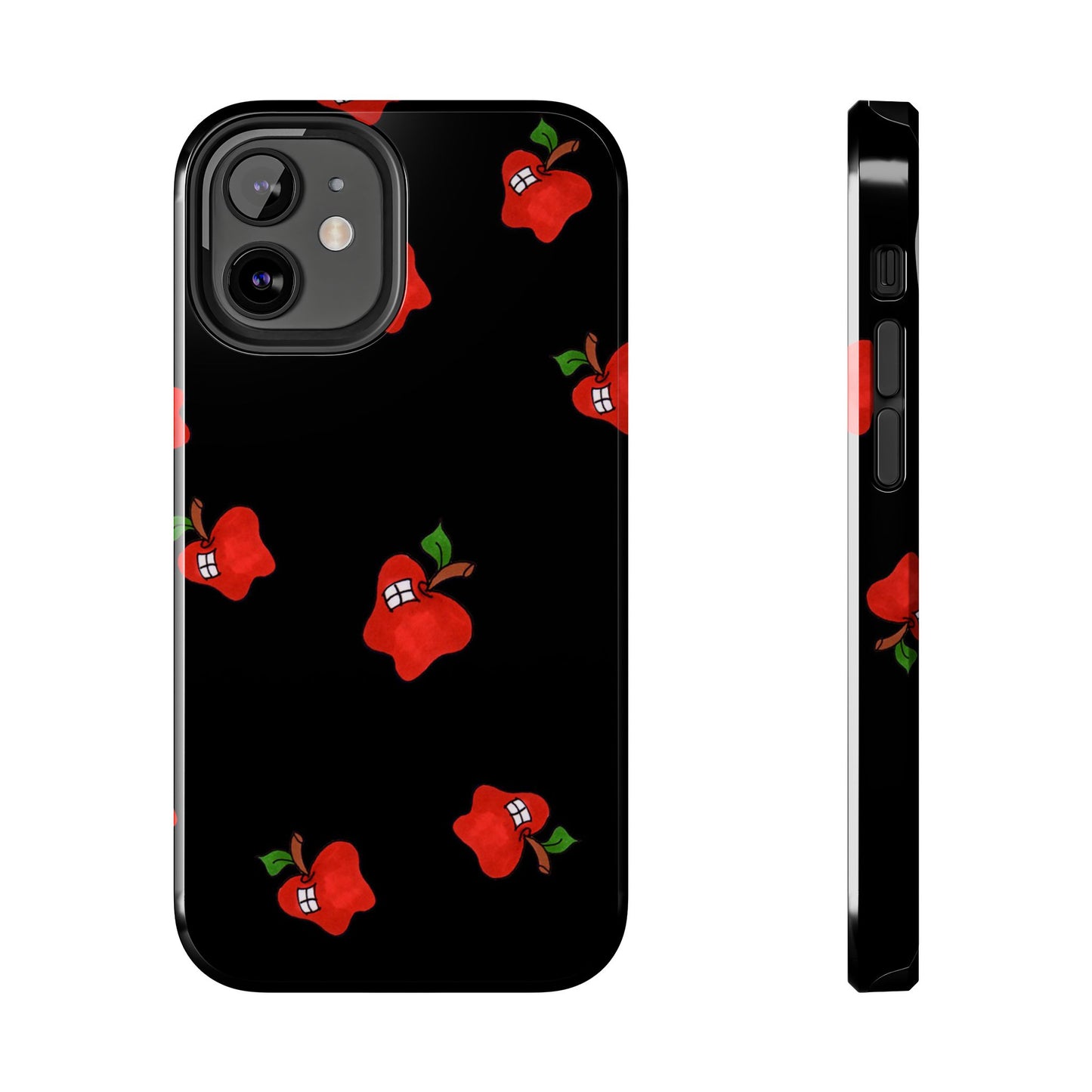 Flying Apples Black Phone Case