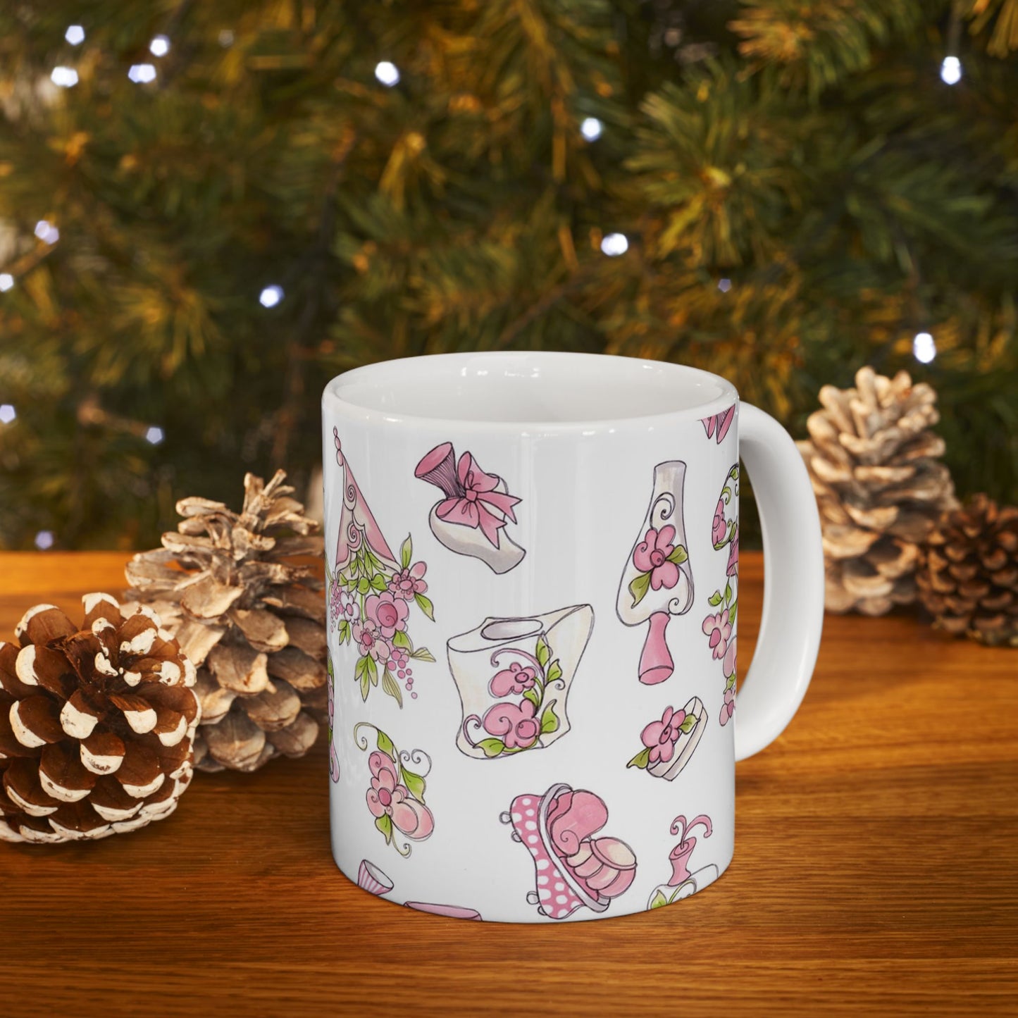 Bath Pretties White Cup