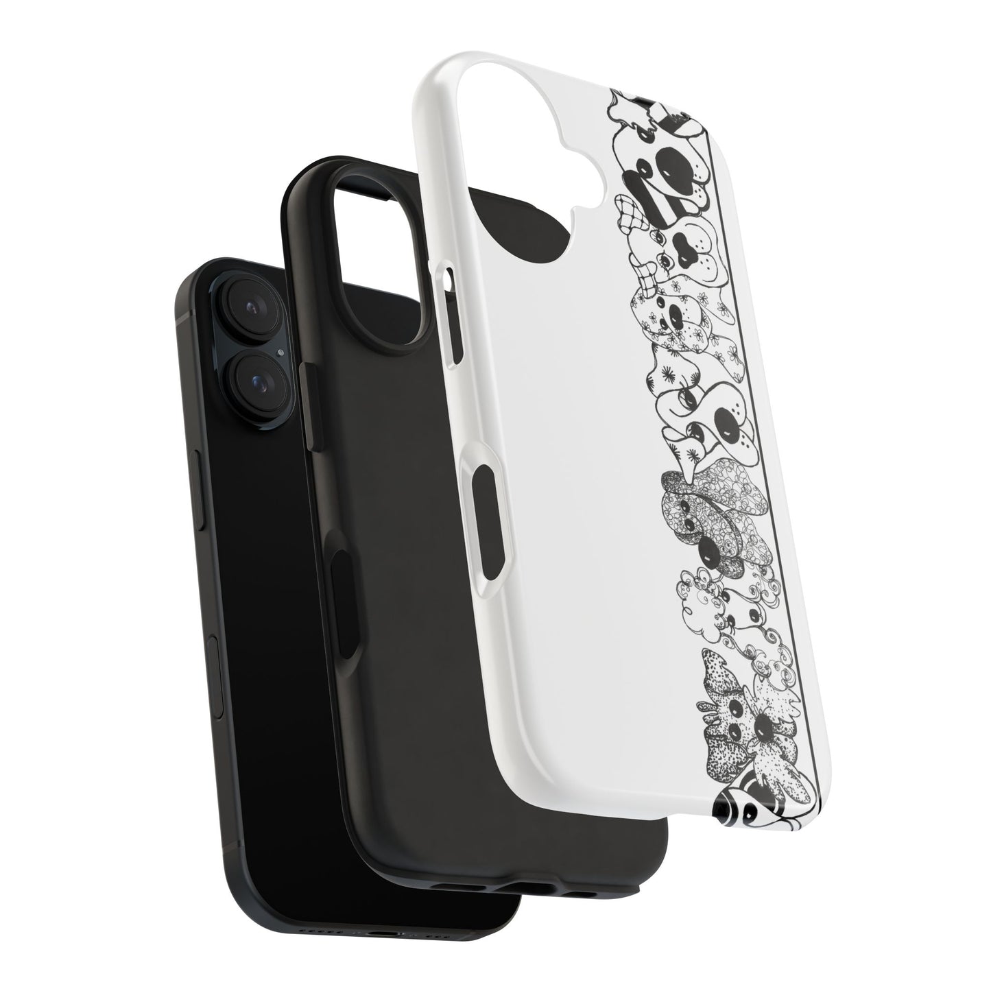 Doggie Dear Border Phone Case