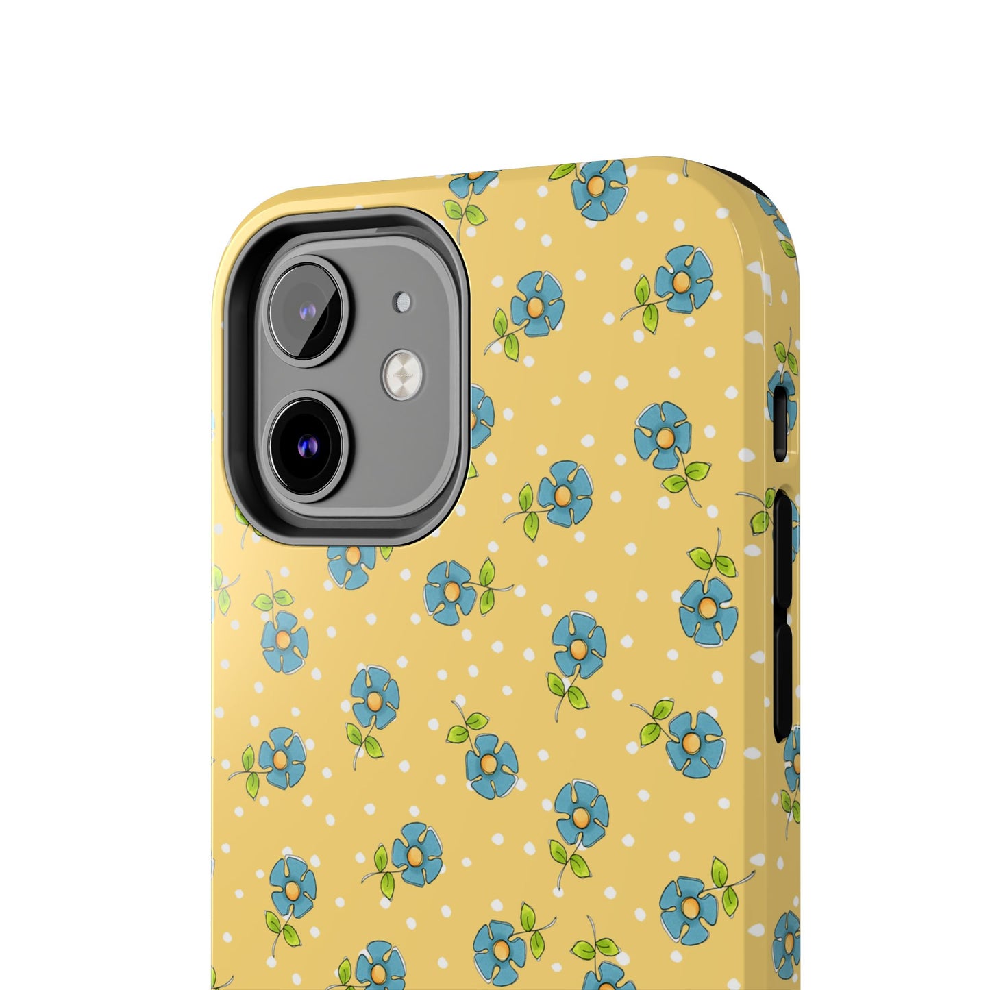 Daisy Dots Yellow Phone Case