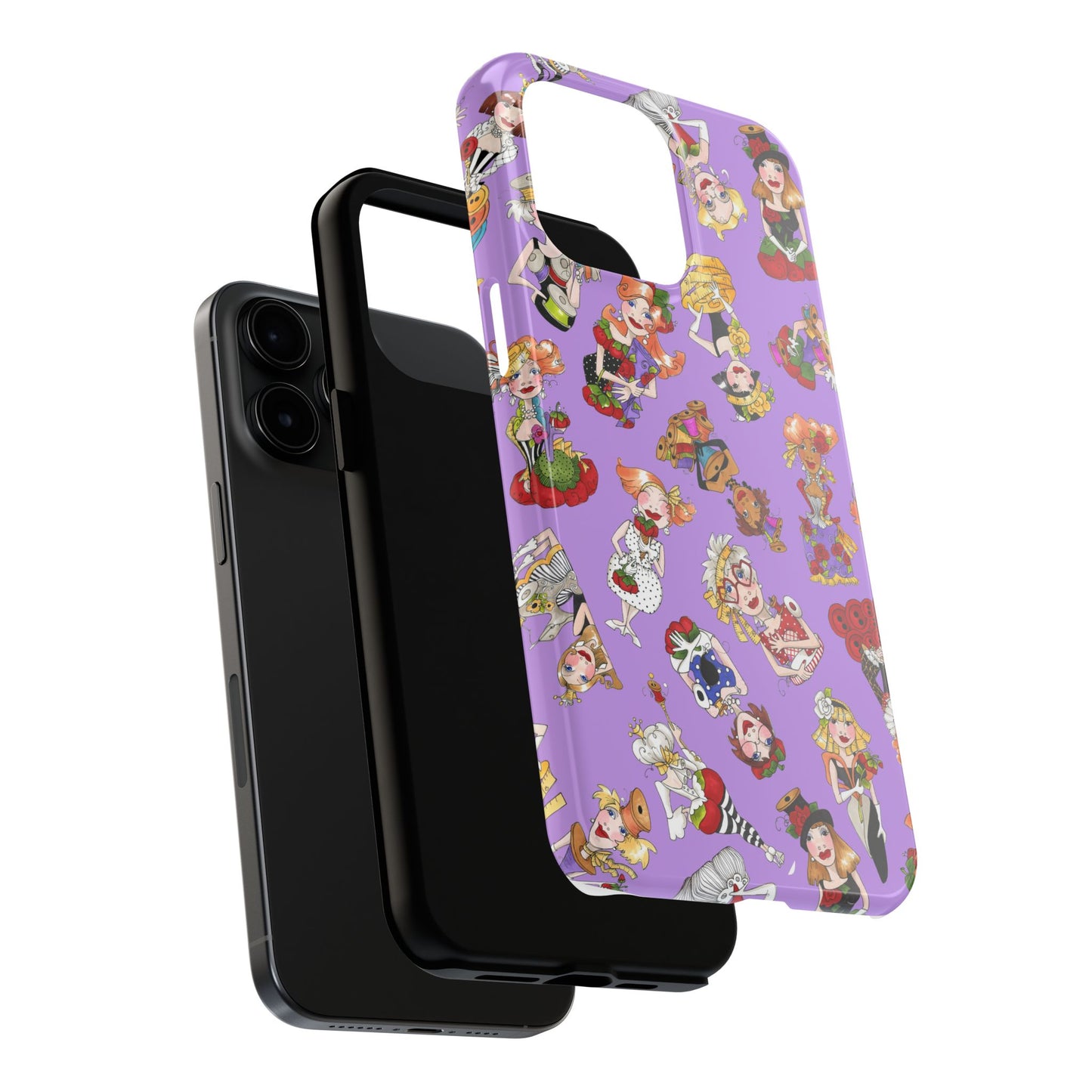 Curious Toss Purple Phone Case