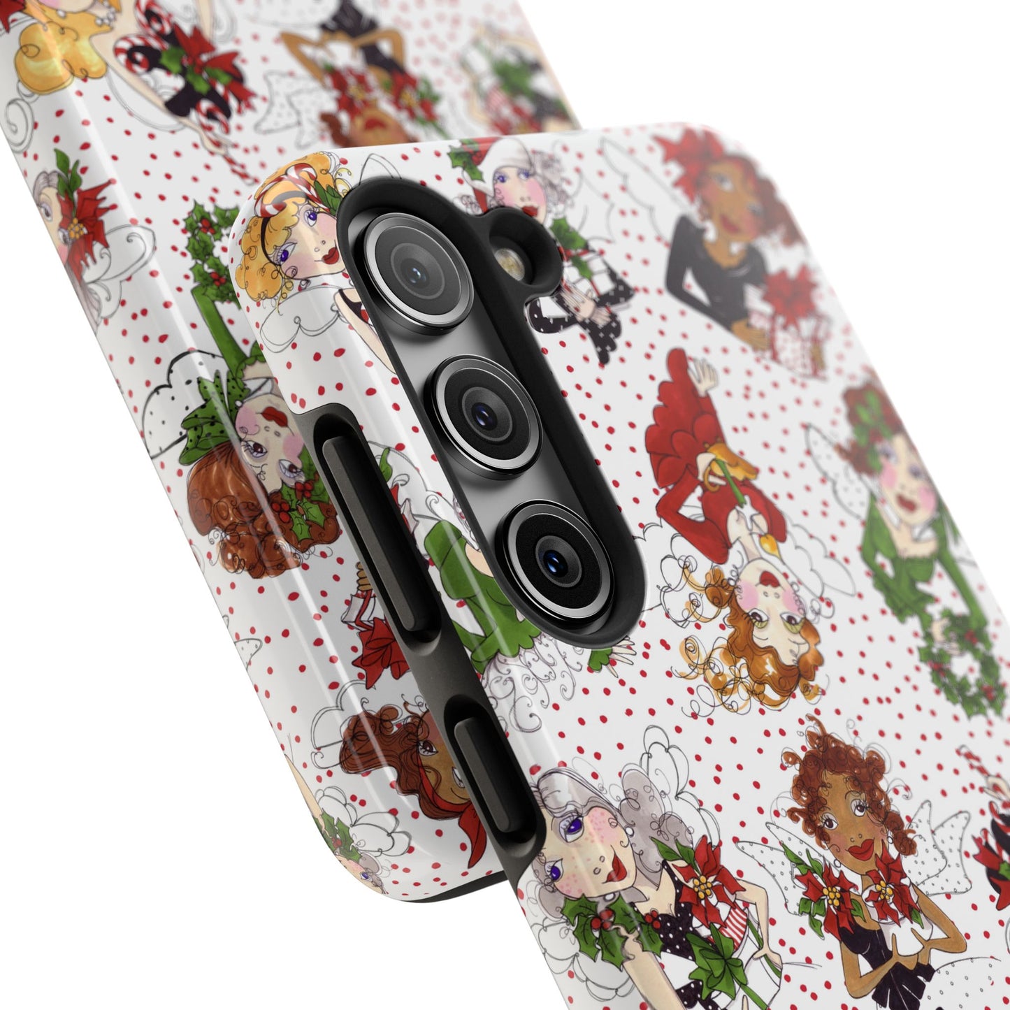 Fairy Toss White / Red Phone Case