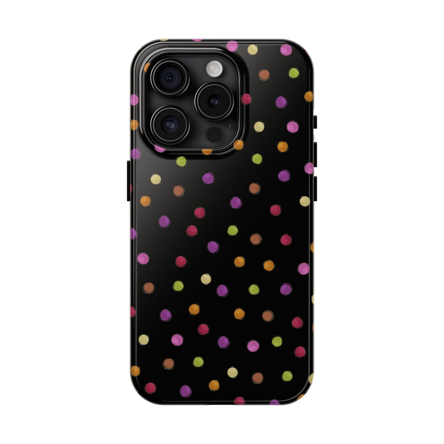 Tea Dot Black Phone Case