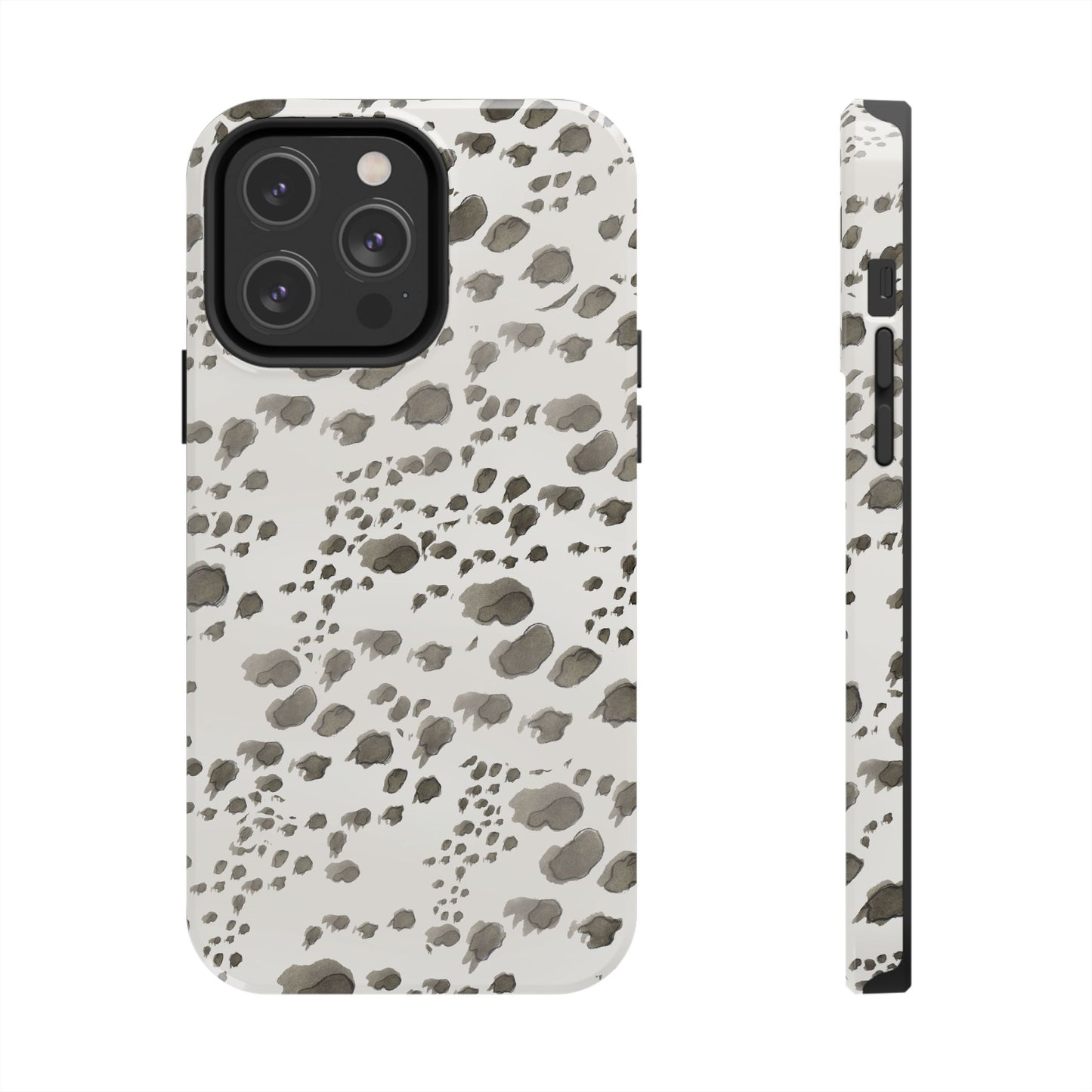 Kitty Dots Gray Phone Case