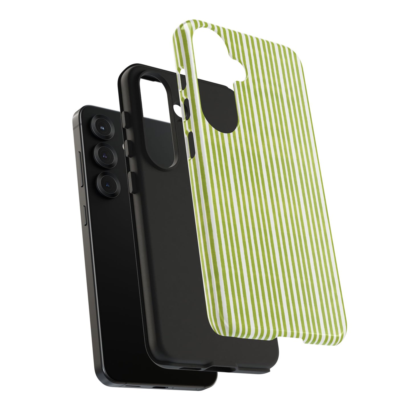 Lazy Stripe Lime Phone Case