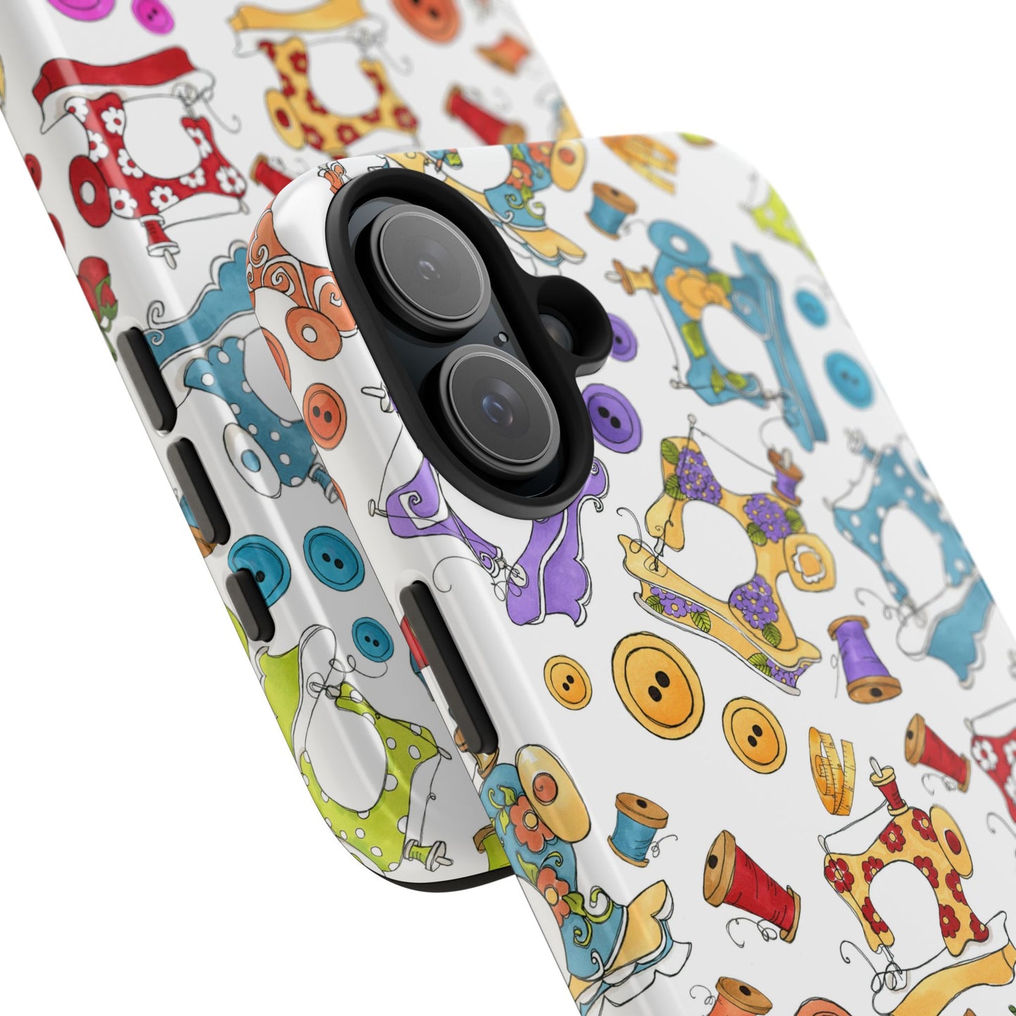 Sew Assorted White Phone Case