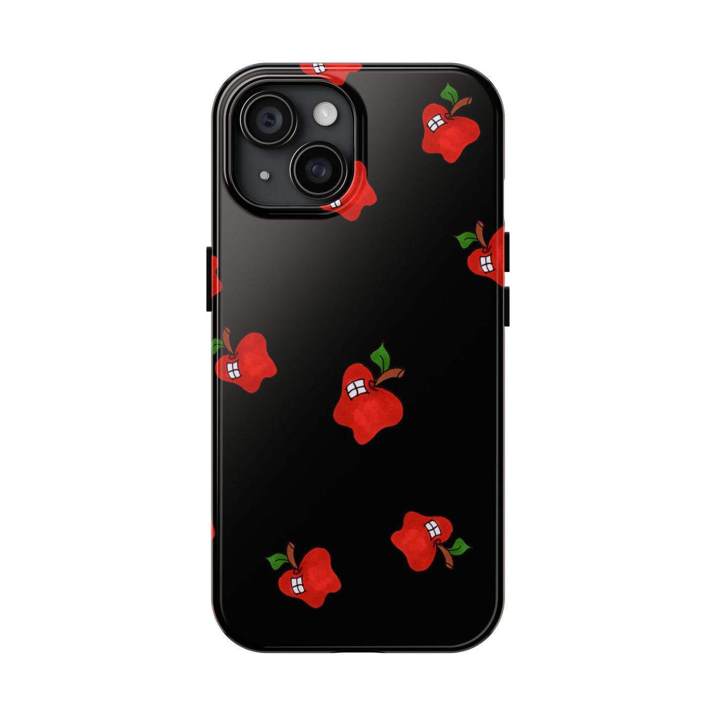Flying Apples Black Phone Case