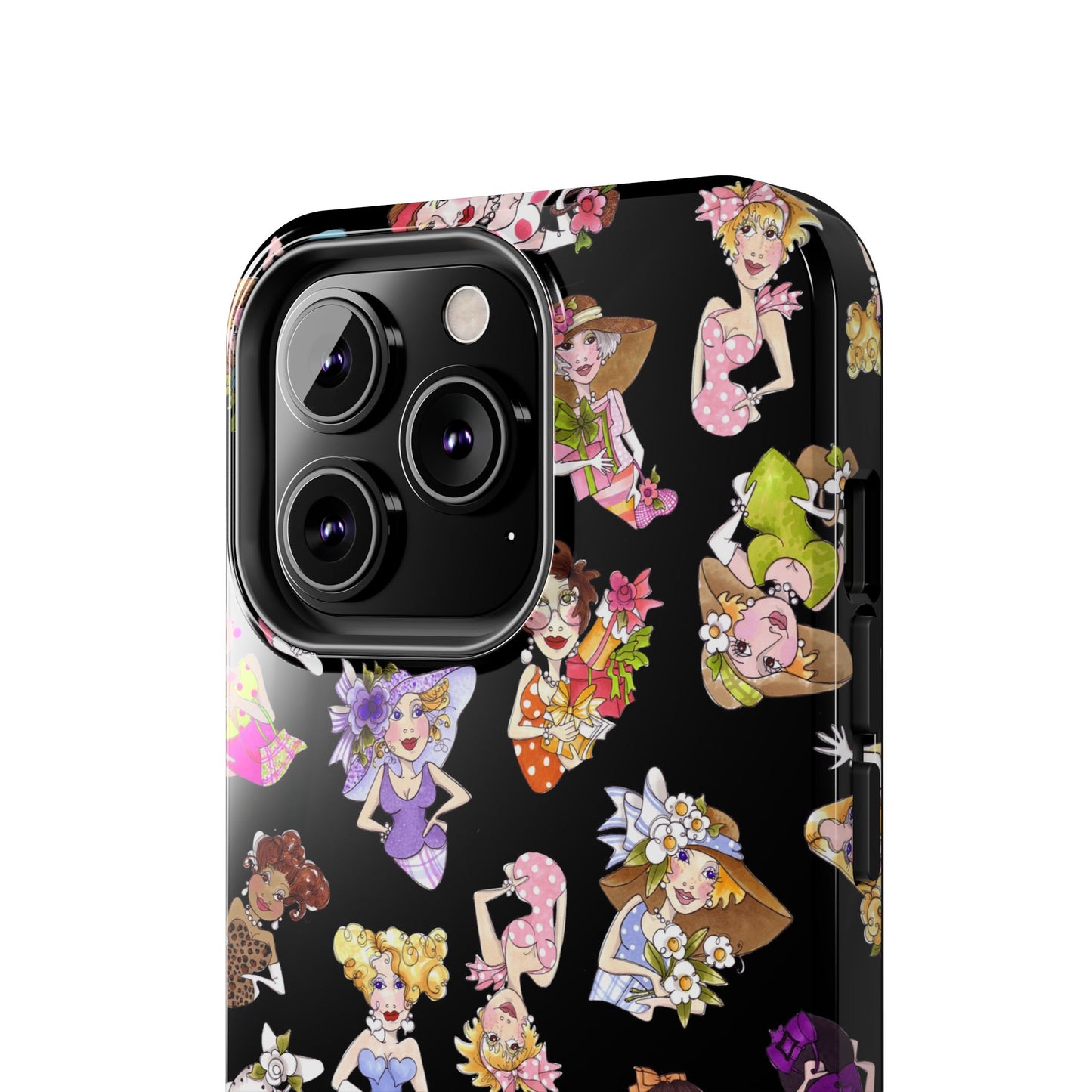 Fast Women Tossed Black Phone Case