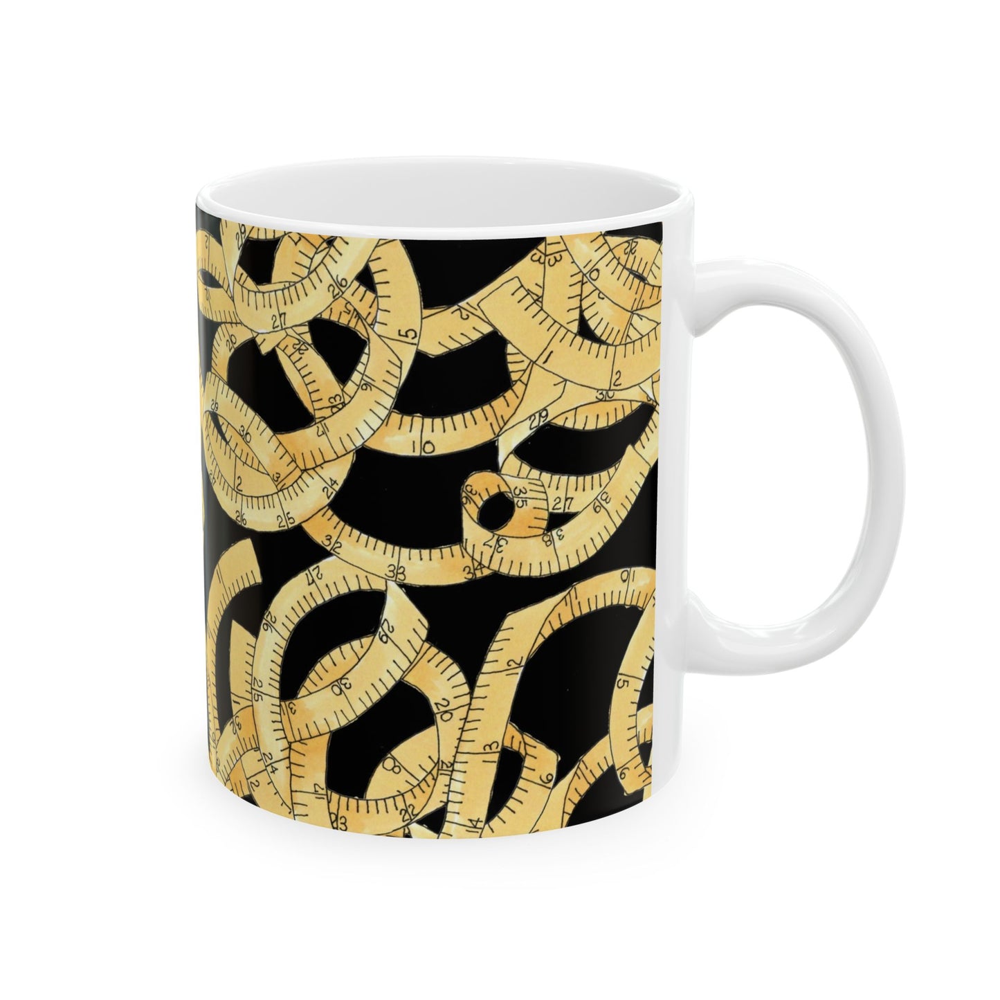 Tape Tangle Black Cup