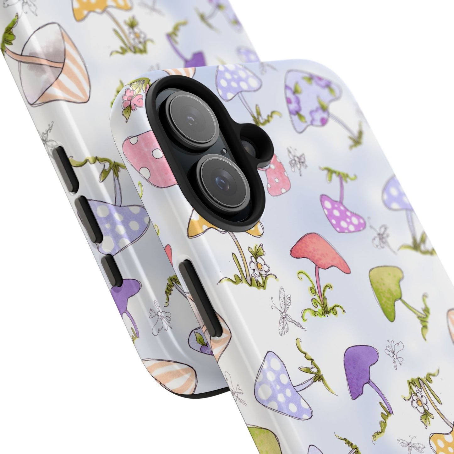 Mushroom Toss Blue Phone Case