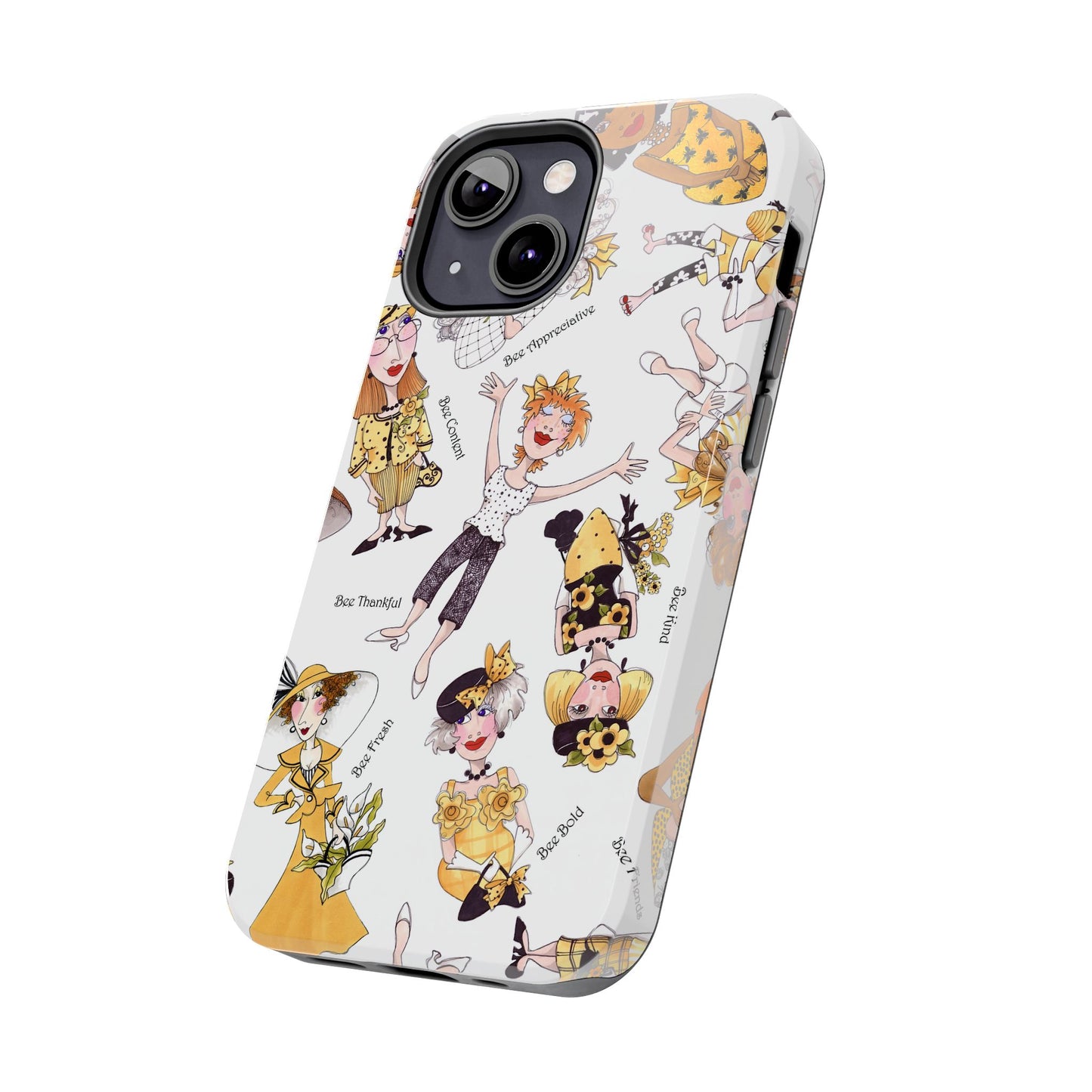 Bee Tossed White Phone Case
