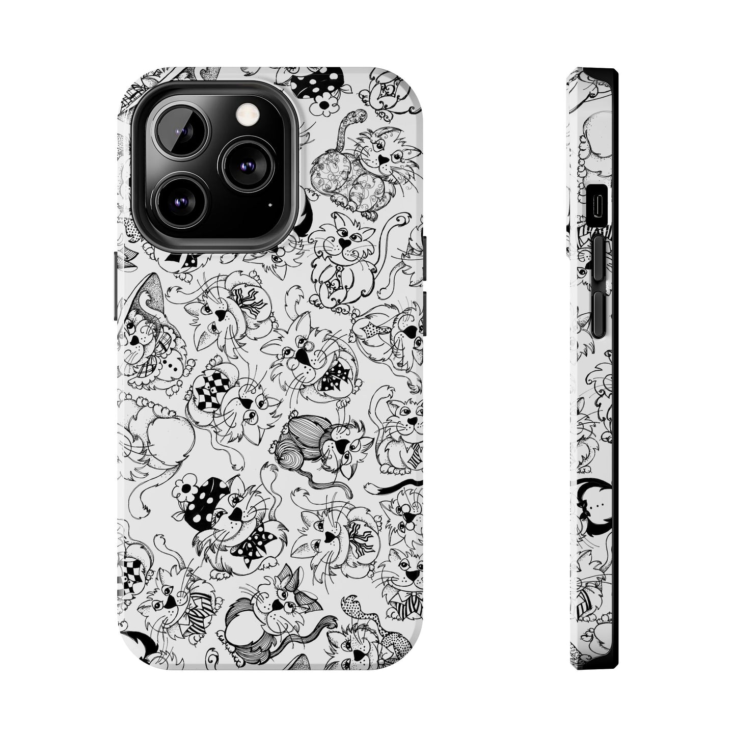 So Kitties Tossed White Phone Case