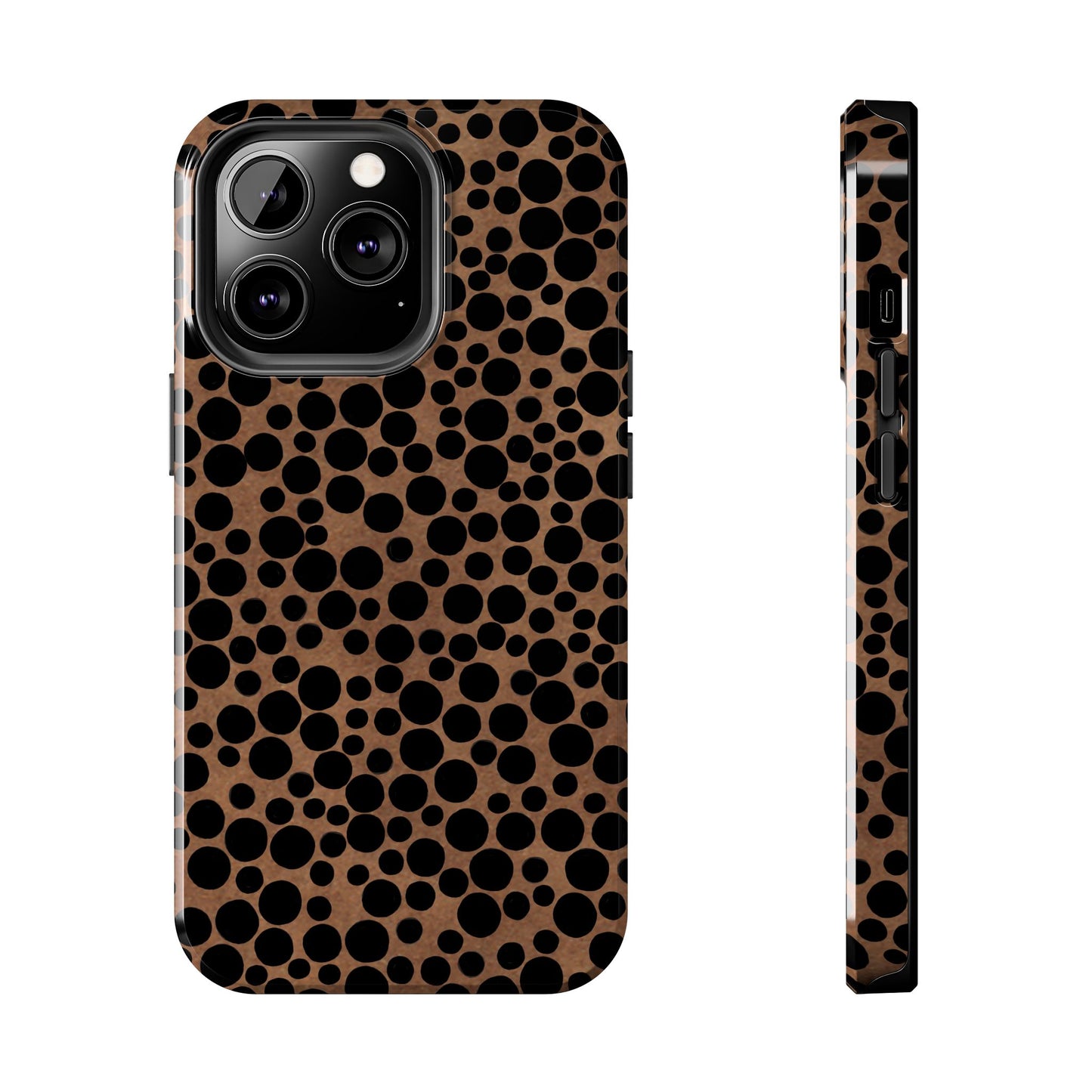 Felt Dots Caramel Phone Case