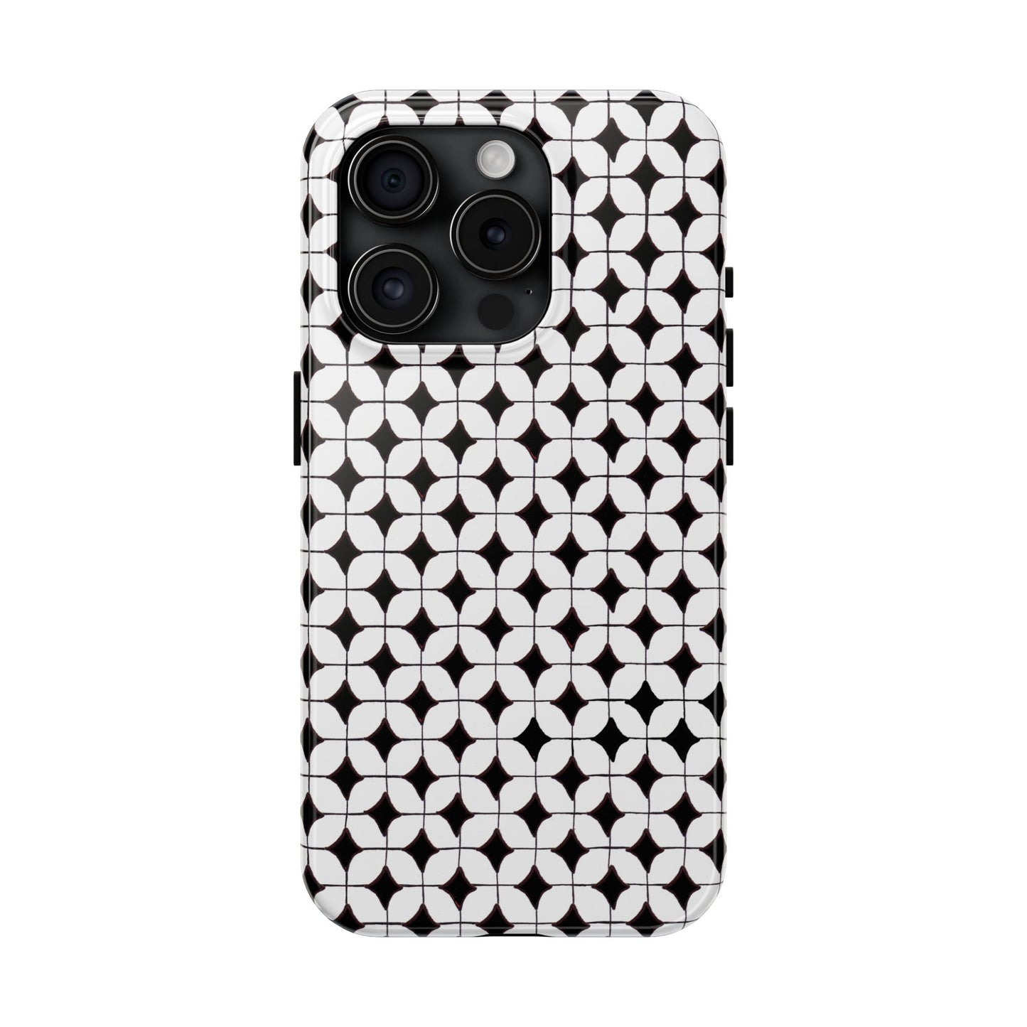 Tile-ish Black Phone Case