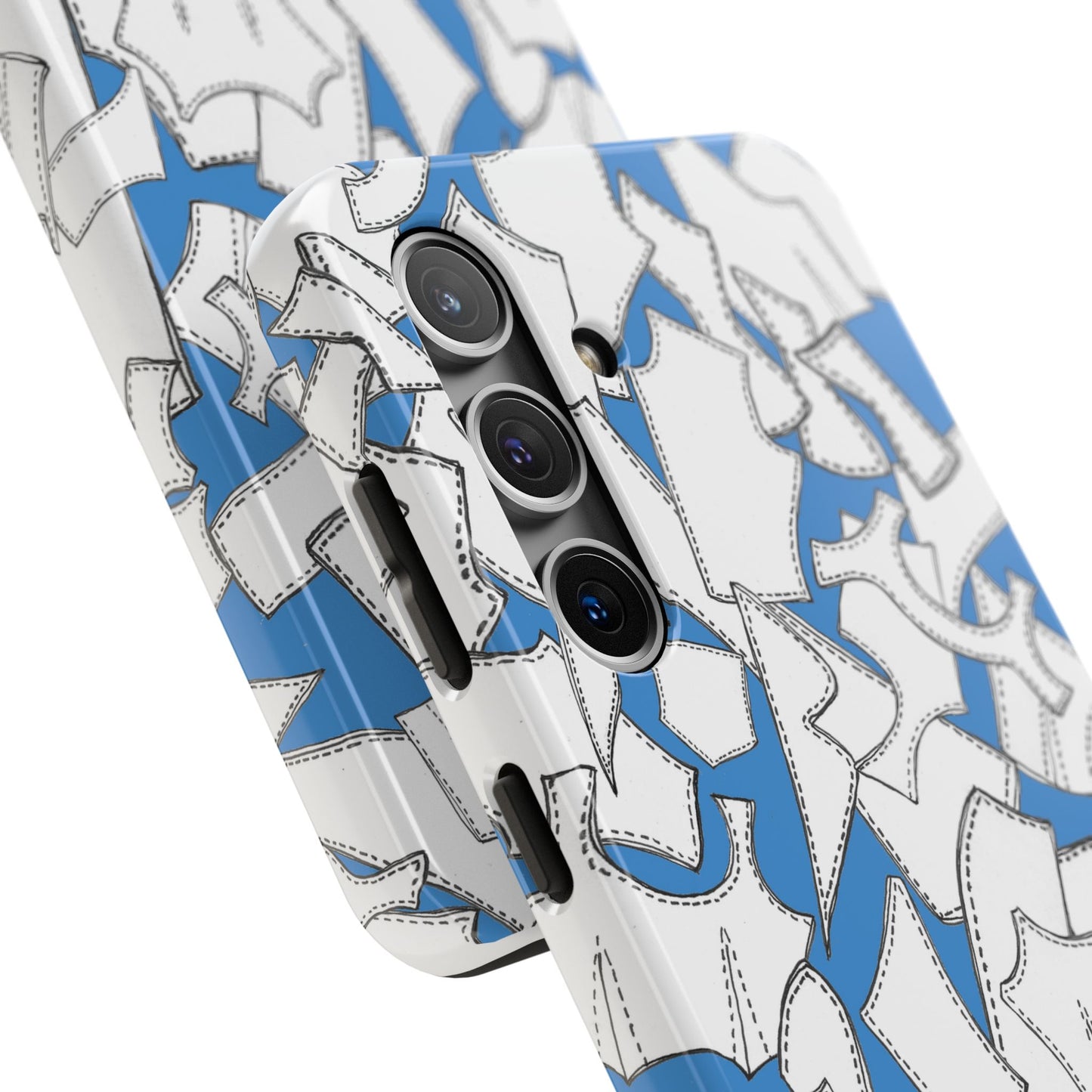 Pattern Pieces Turquoise Phone Case