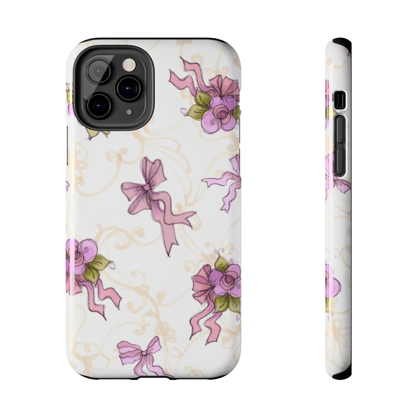 Flower Model Bow Flowers Phone Case