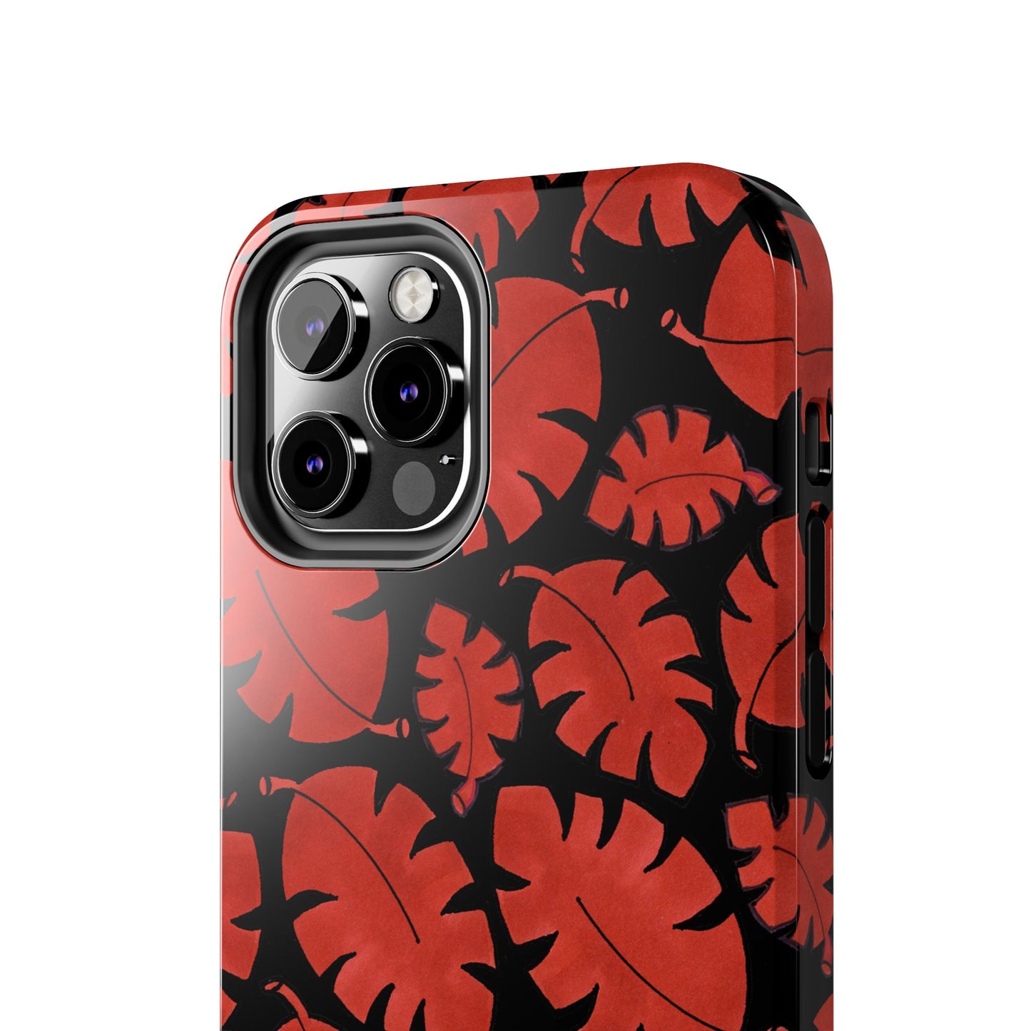 Red Bananas Black Phone Case