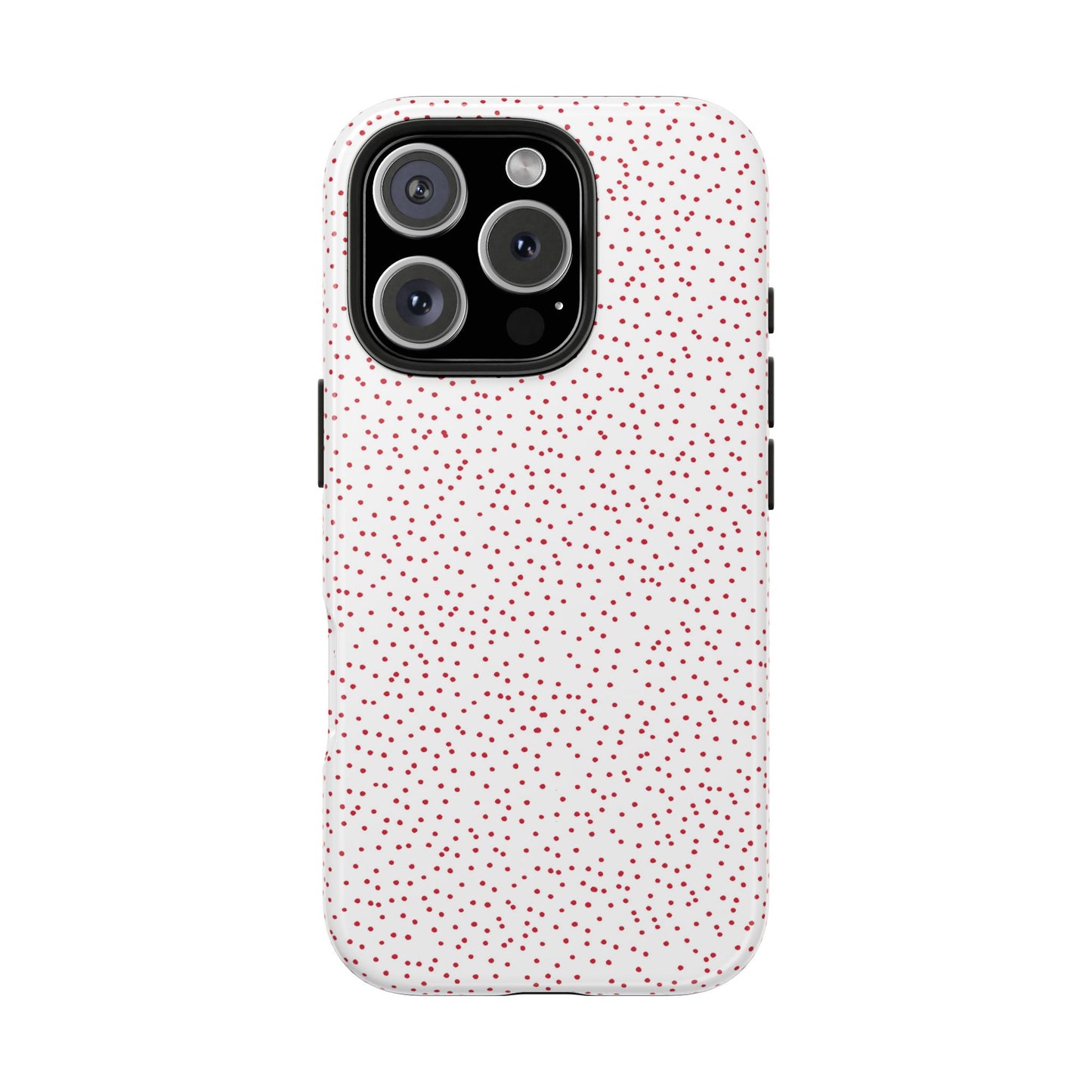 Dinky Dots White / Red Phone Case