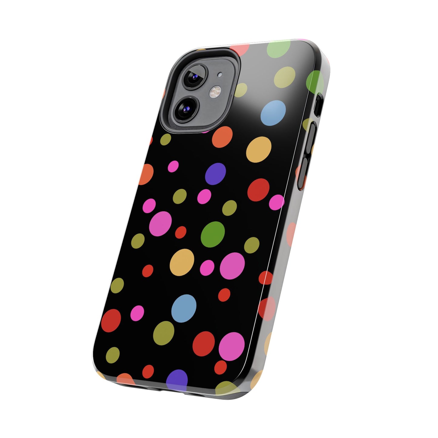 Dot Assortment Black Phone Case
