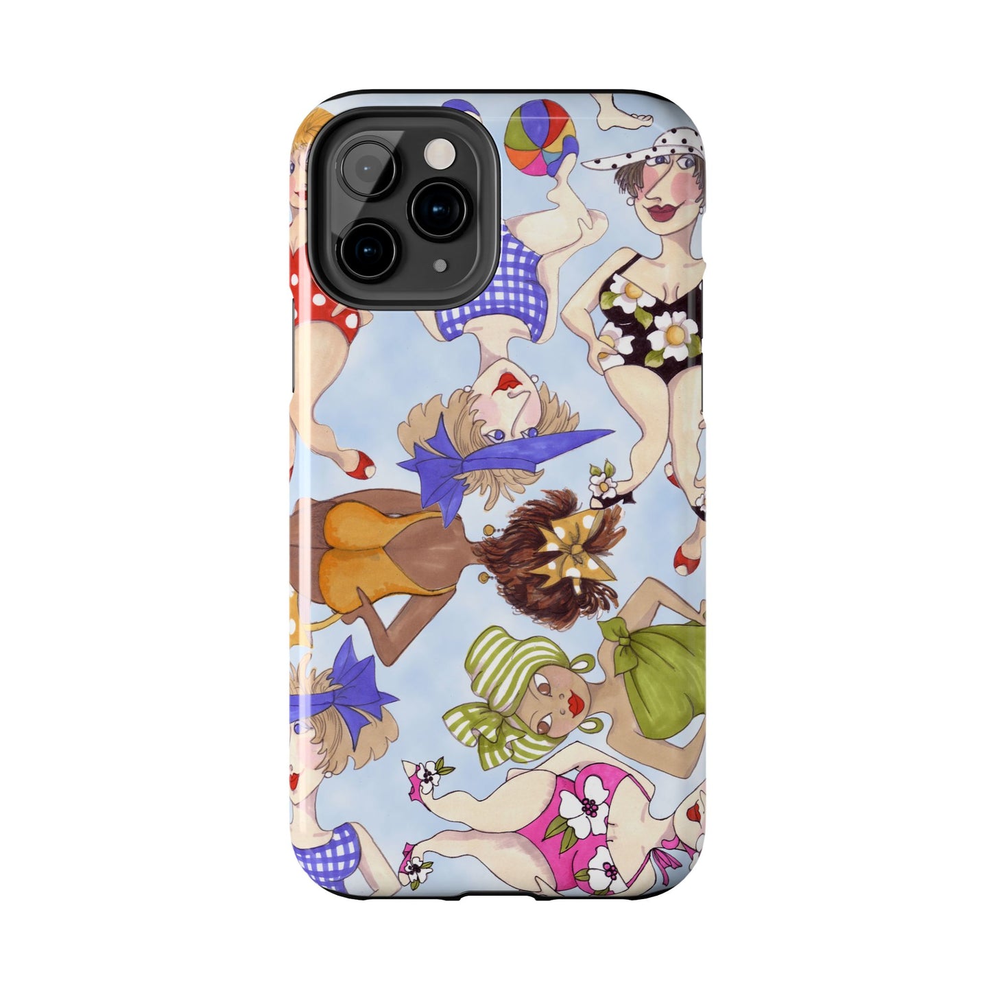 Bathing Beauties Blue Sky Phone Case