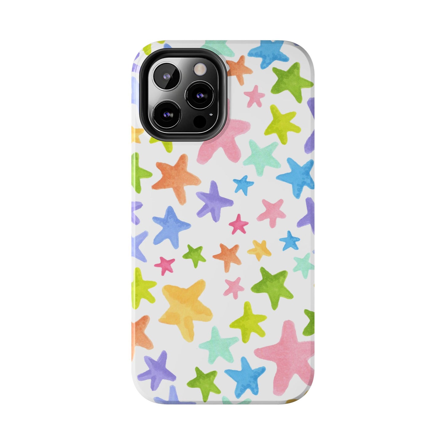 Happy Stars White Phone Case