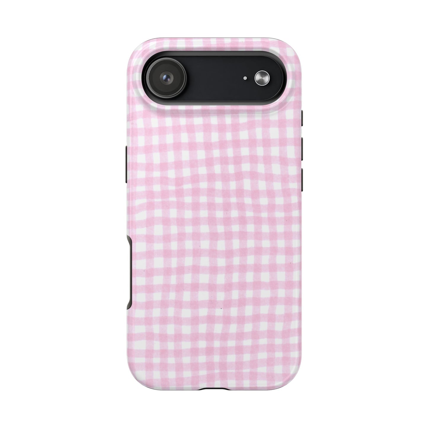 On the Mend Chipper Check Pink Phone Case