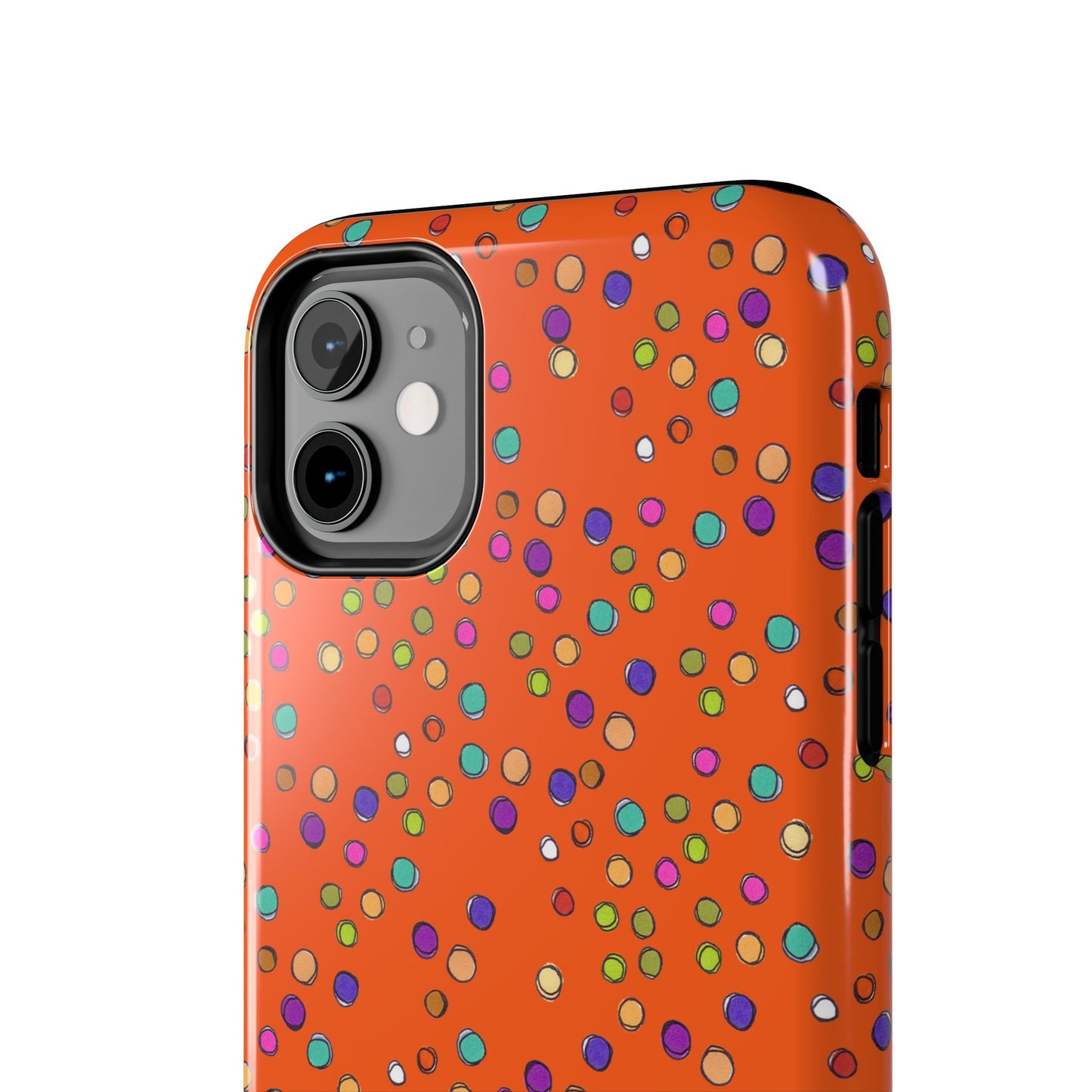 Dog Dots Orange Phone Case