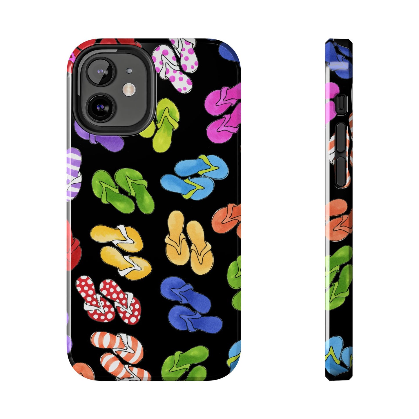 Fun Flops Black Phone Case
