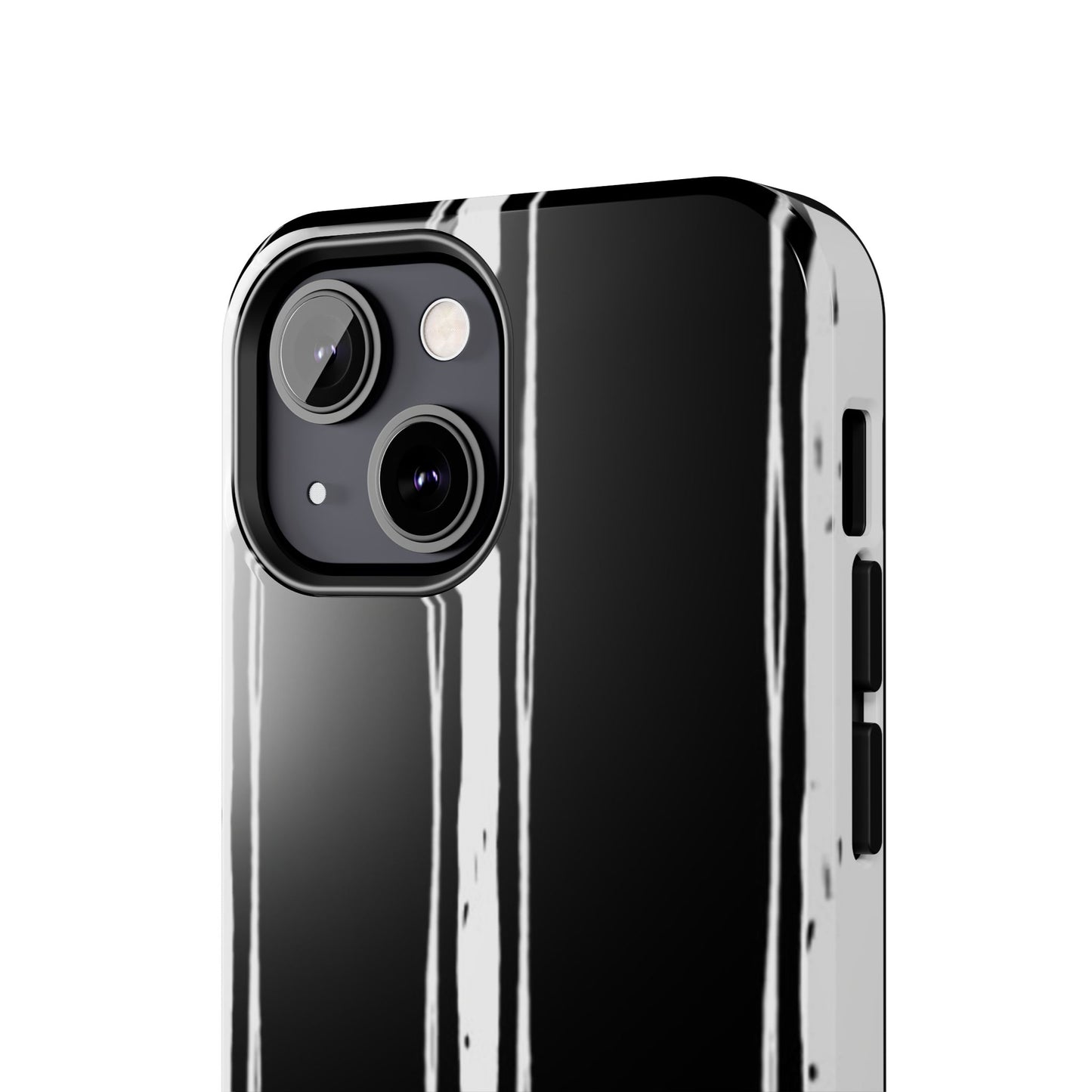 Black / White Stripe Phone Case