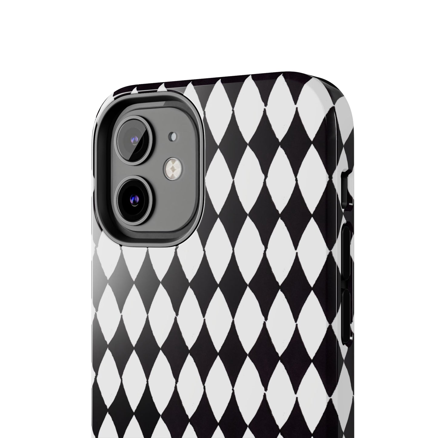 Diamond White / Black Phone Case