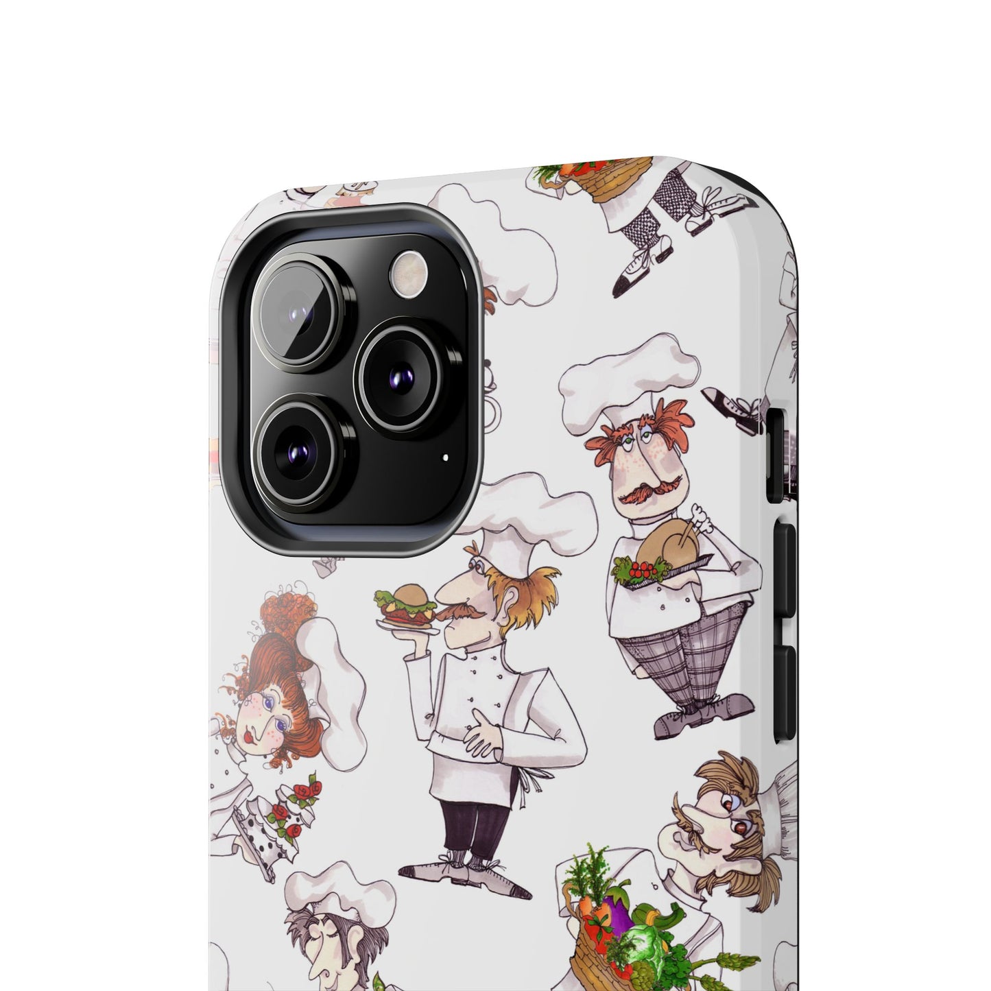 Tossed Chefs White Phone Case