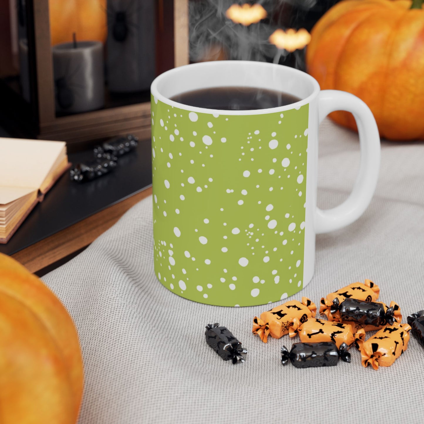 Galaxy Dots Green Cup