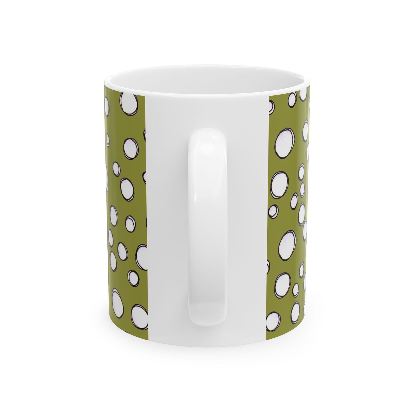 Pot Dots Green Cup