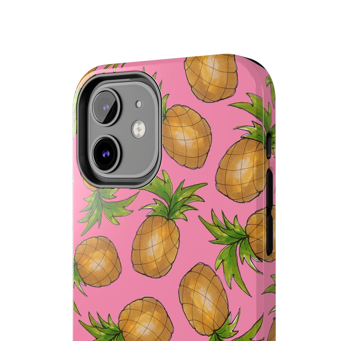 Pineapple Toss Pink Phone Case