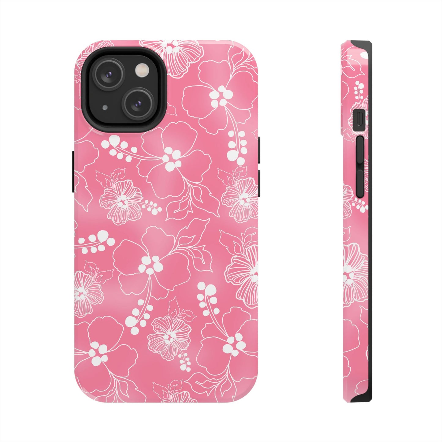 Lacey Hibiscus Pink Phone Case