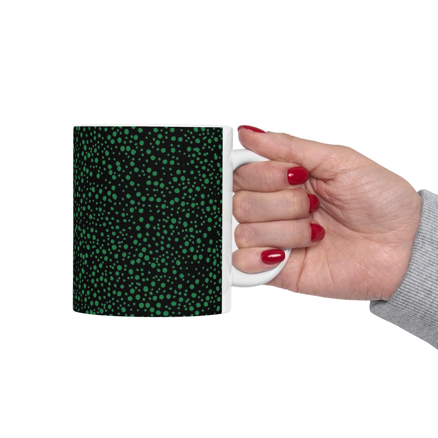 Confetti Black / Green Cup