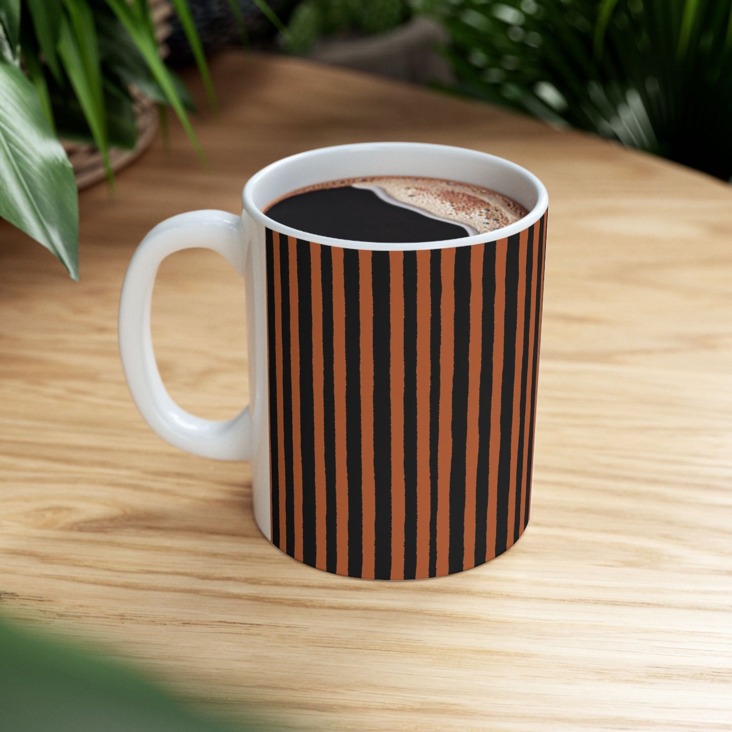 Happy Stripe Black / Spice Cup