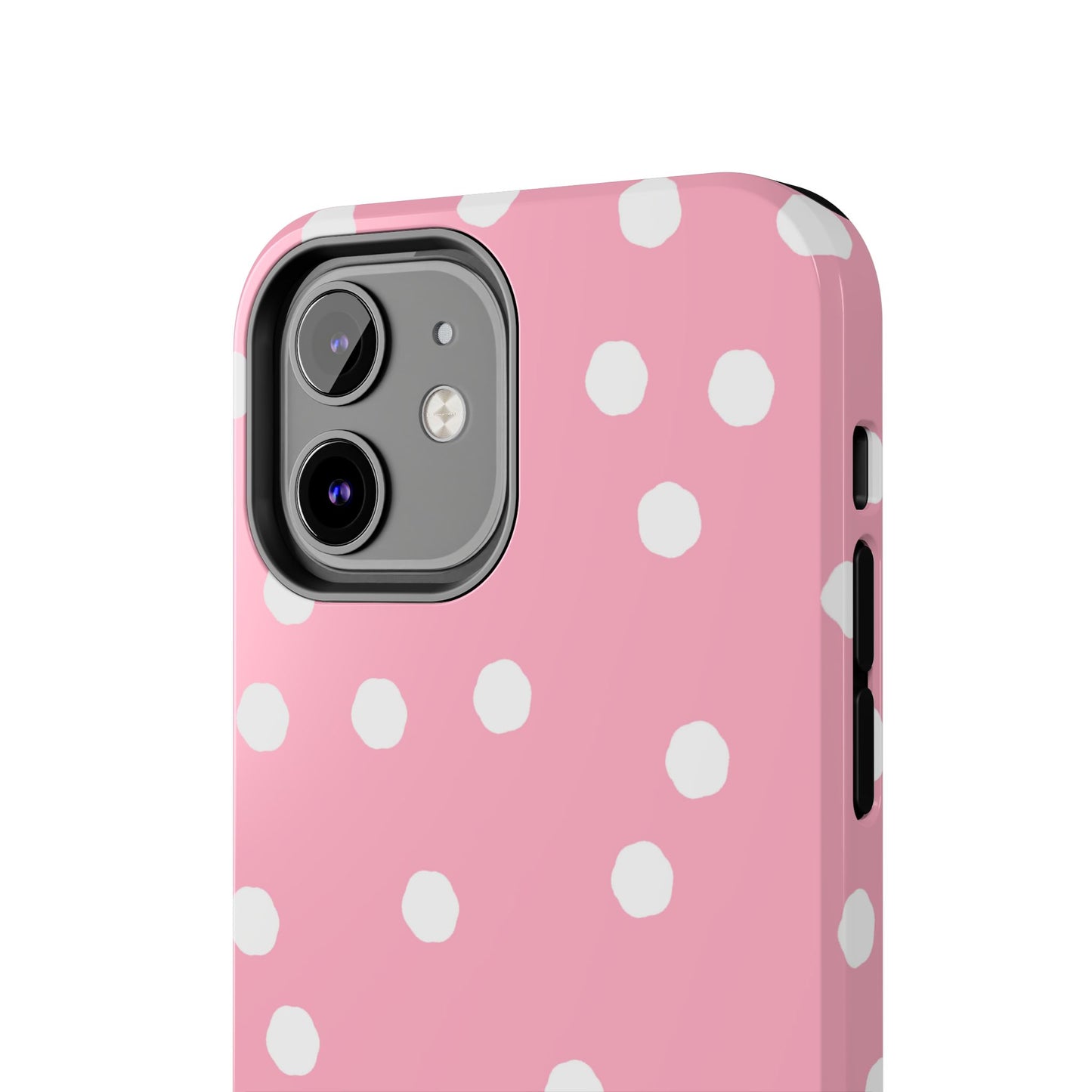 Jumbo Dots Pink / White Phone Case