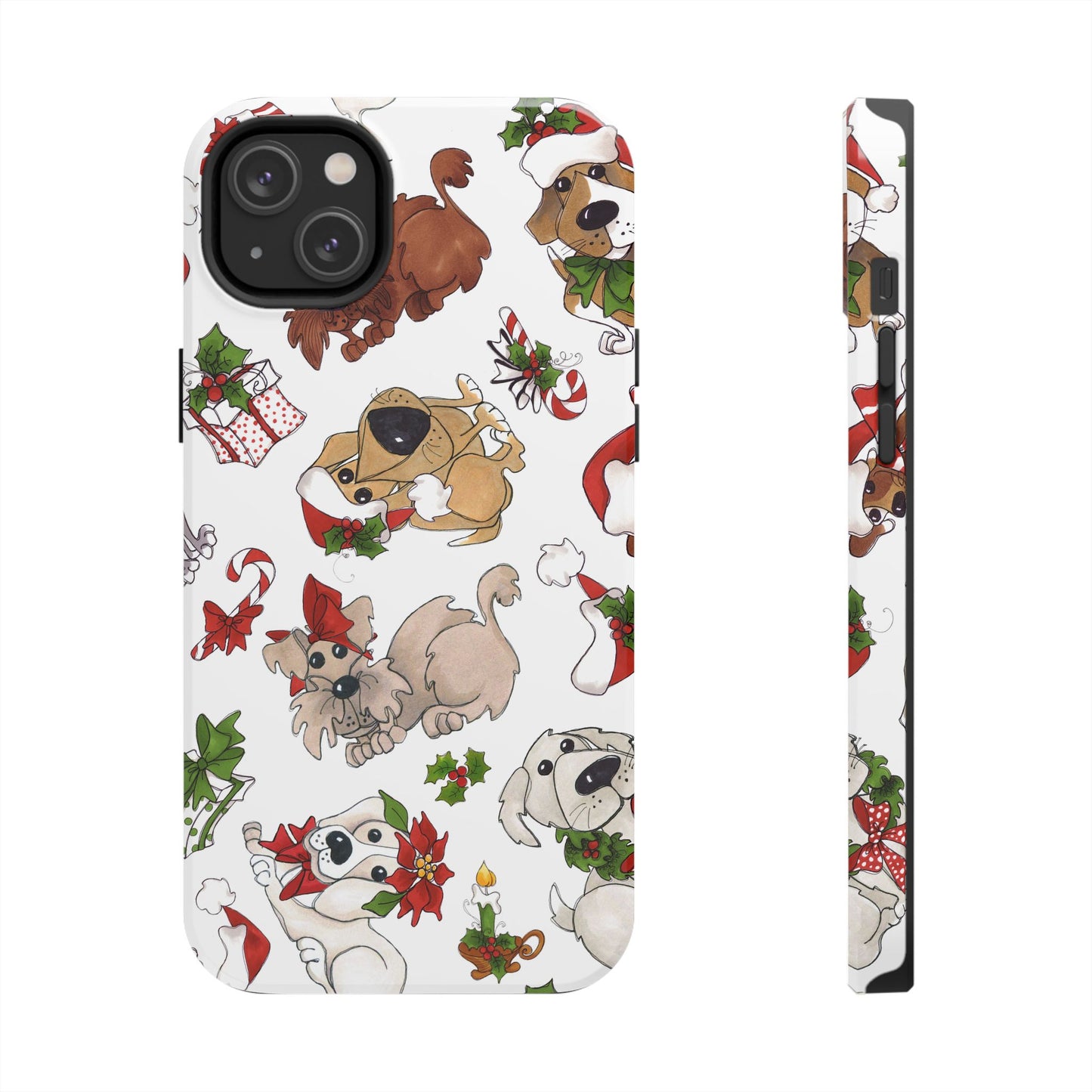 Doggie Toss White Phone Case
