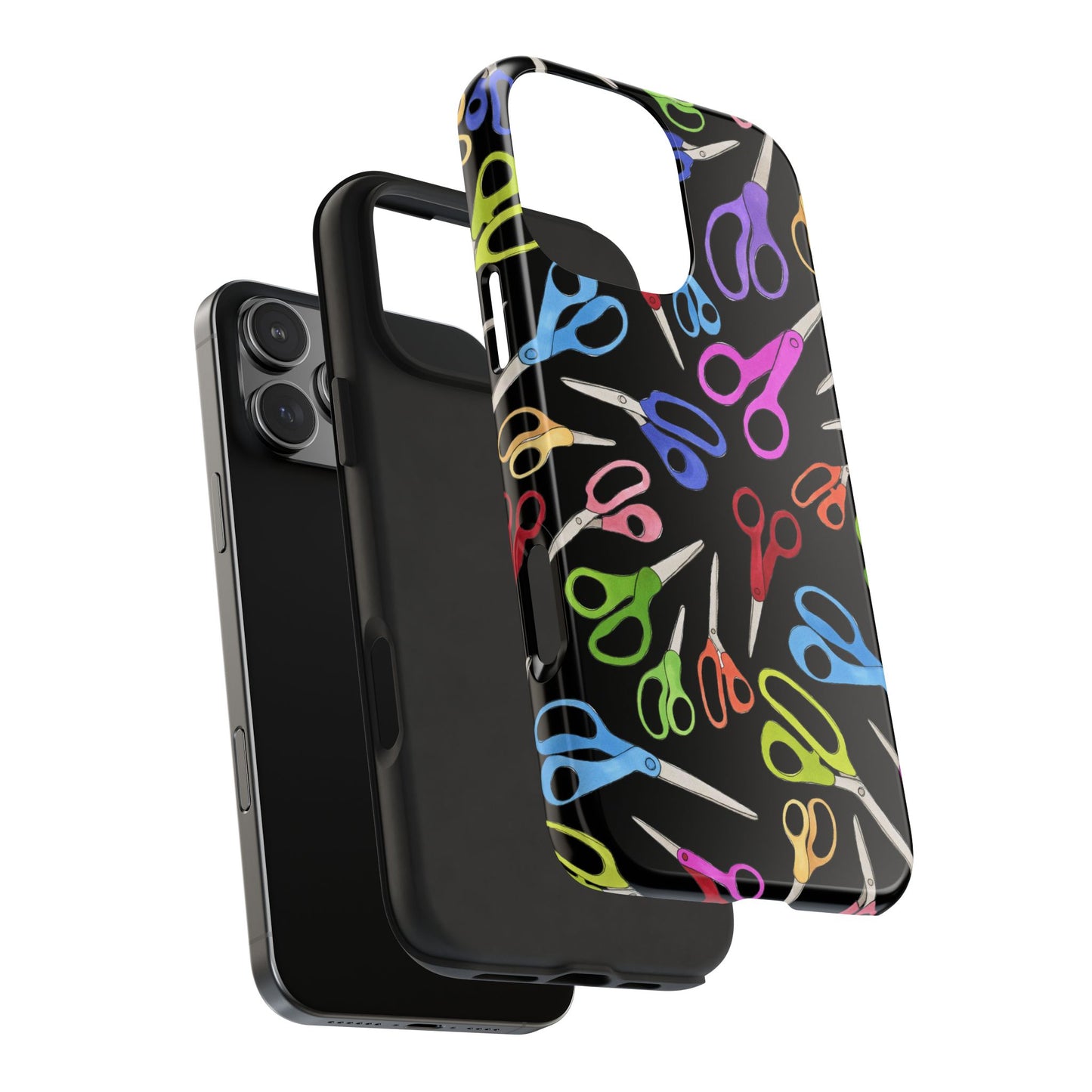Shear Fun Black Phone Case