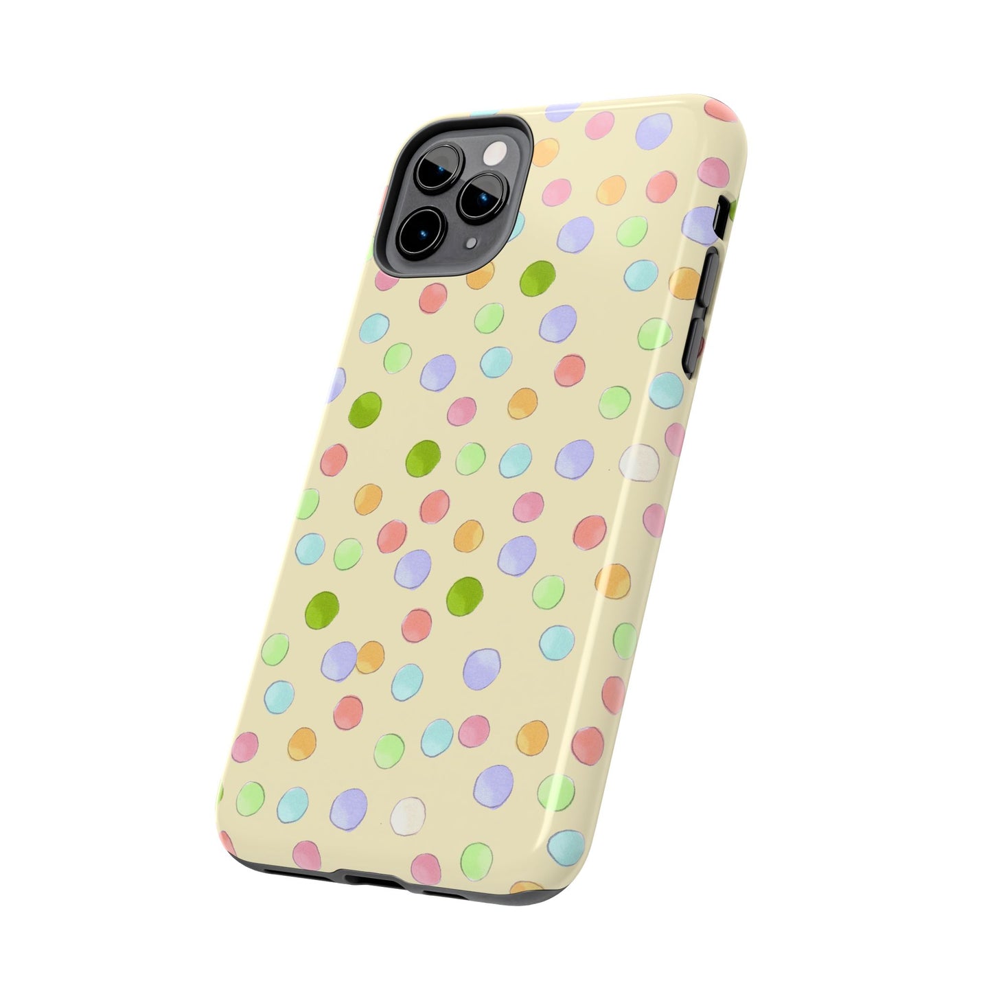 Happy Dots Yellow Phone Case