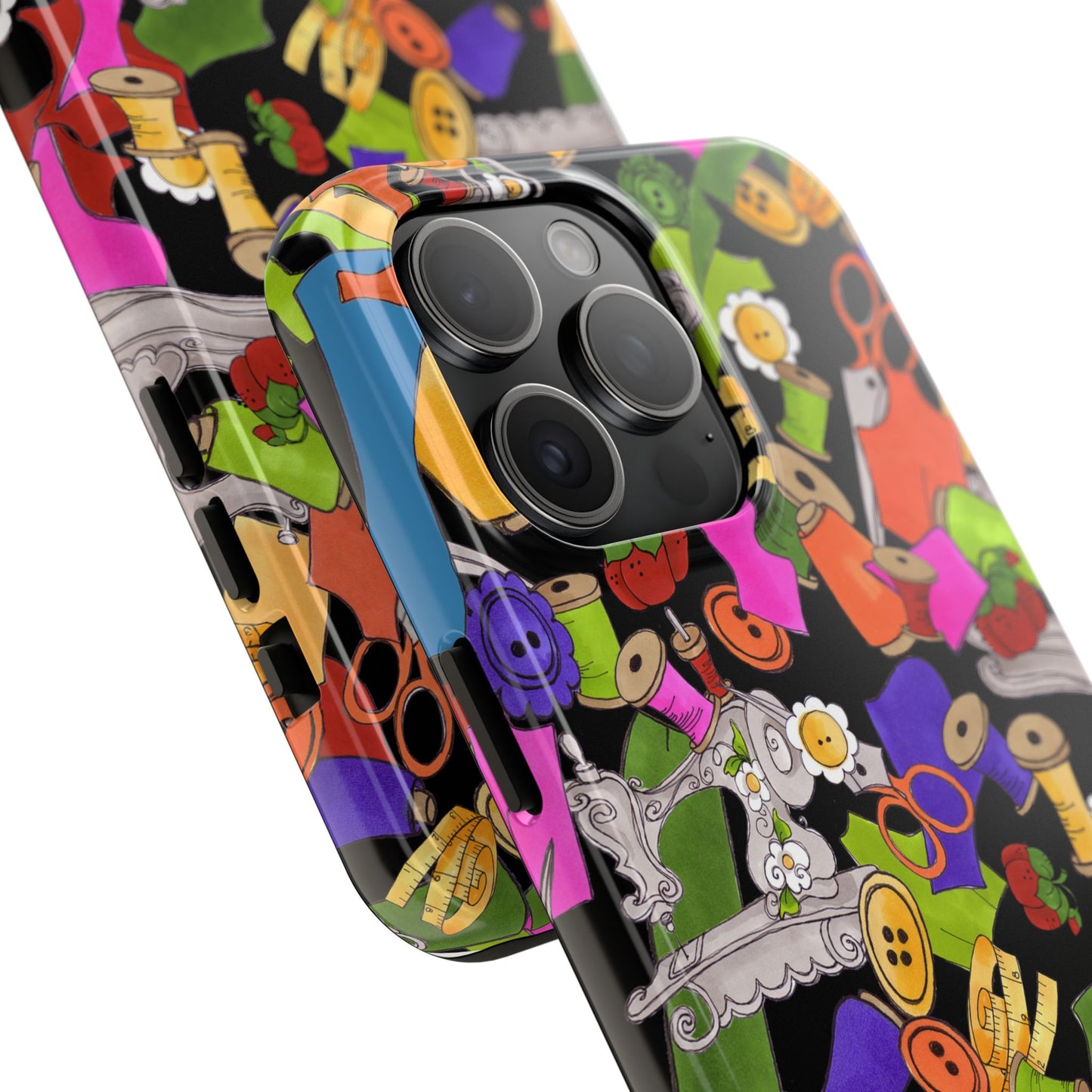 Kaleidasew Black Phone Case