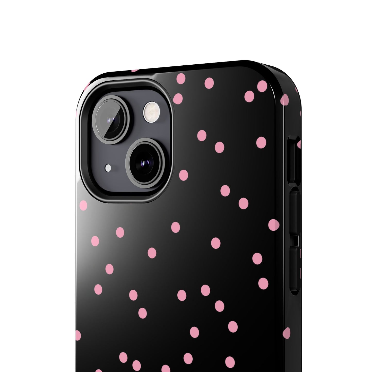Space Dots Black / Pink Phone Case