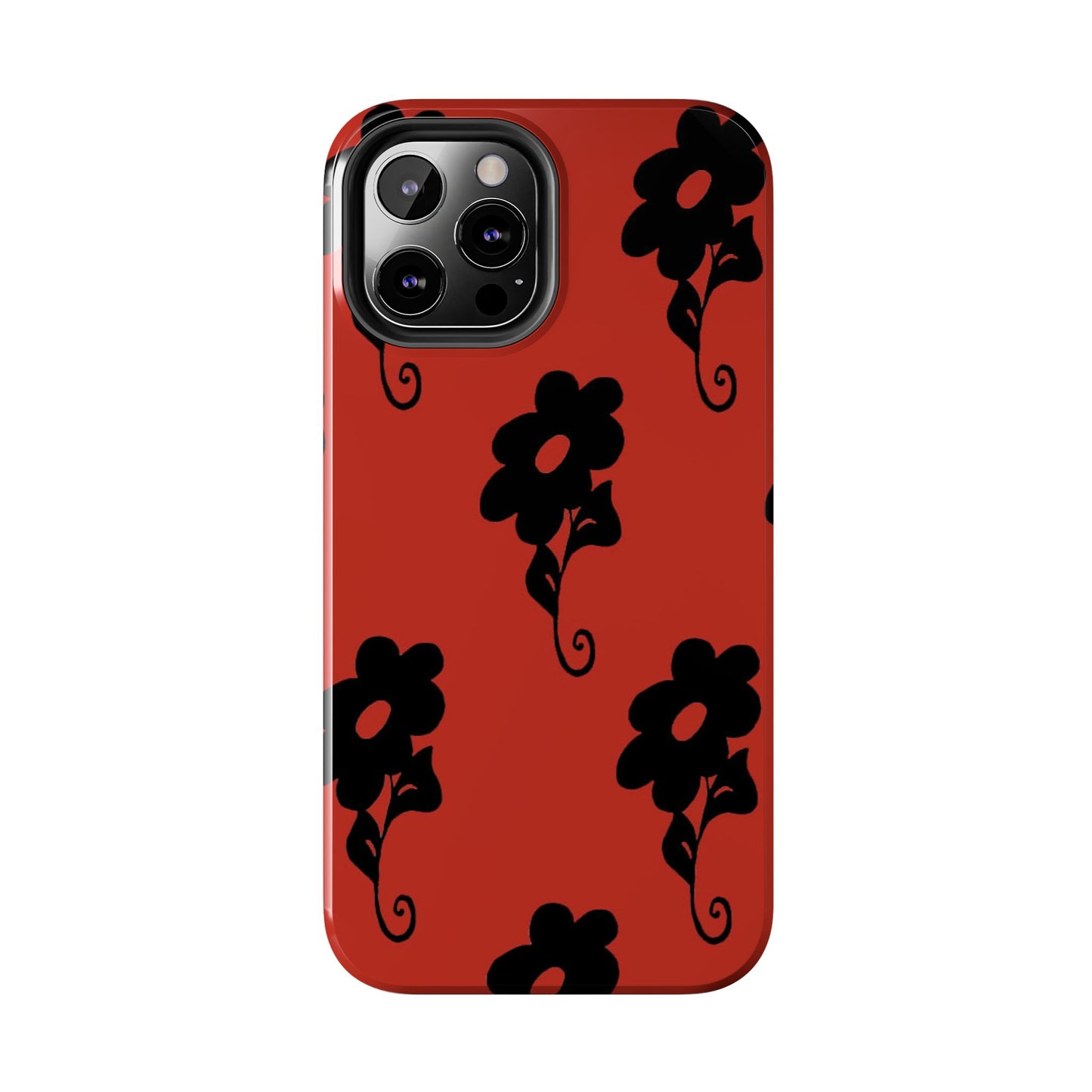 Daring Daisy Red Phone Case
